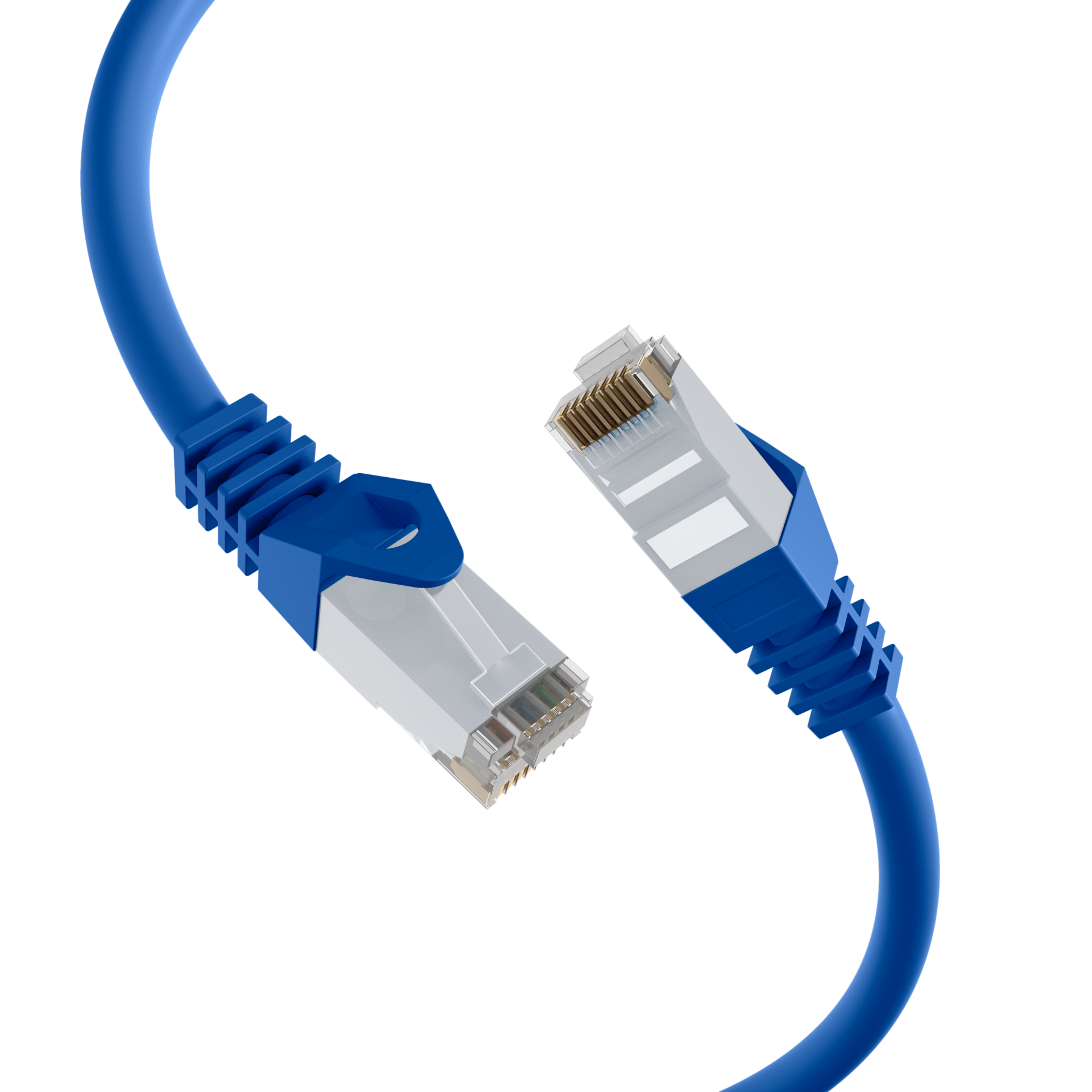 RJ45 Patch Cord Cat.6 U/UTP LSZH CCA blue 7,5m