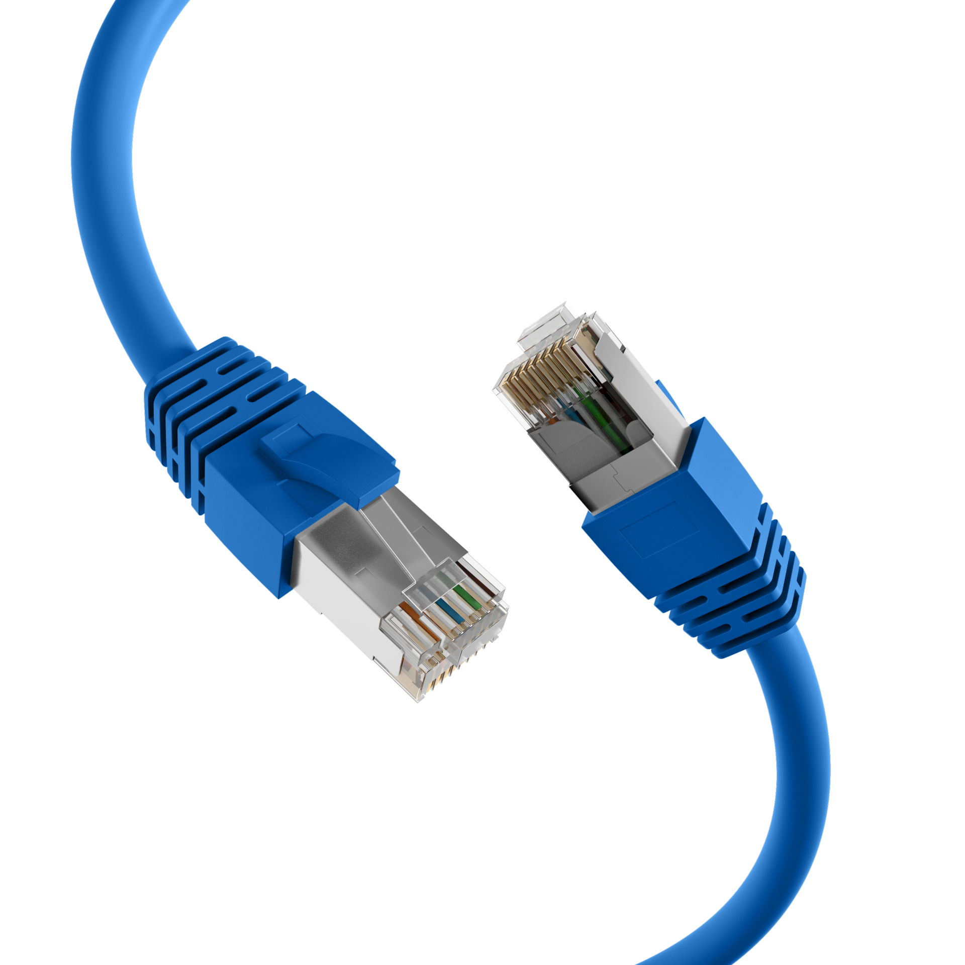 RJ45 Patch Cord Cat.8.1 S/FTP LSZH BC blue 3m