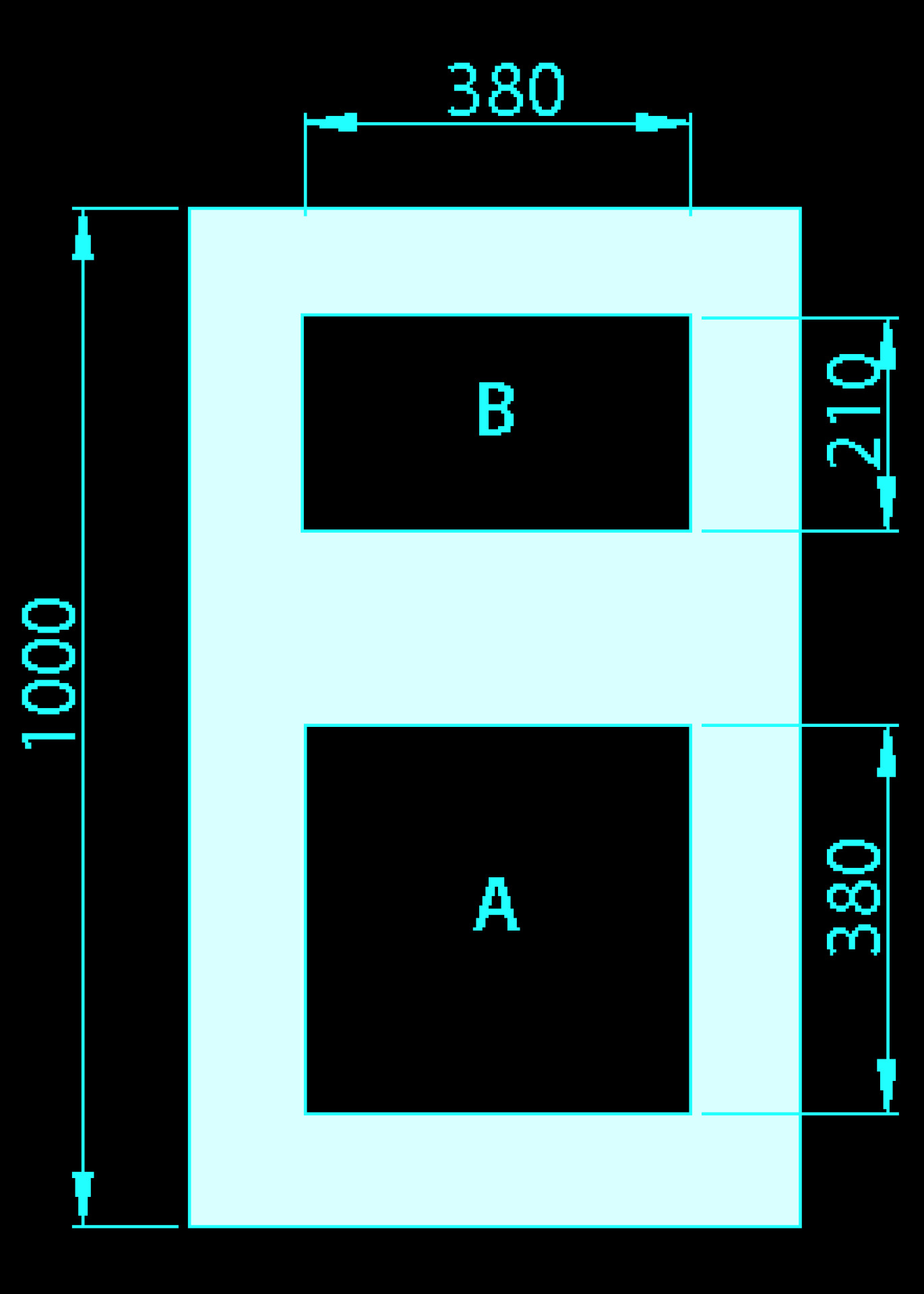 Module with Filter Mat, Opening A, RAL7035, for PRO