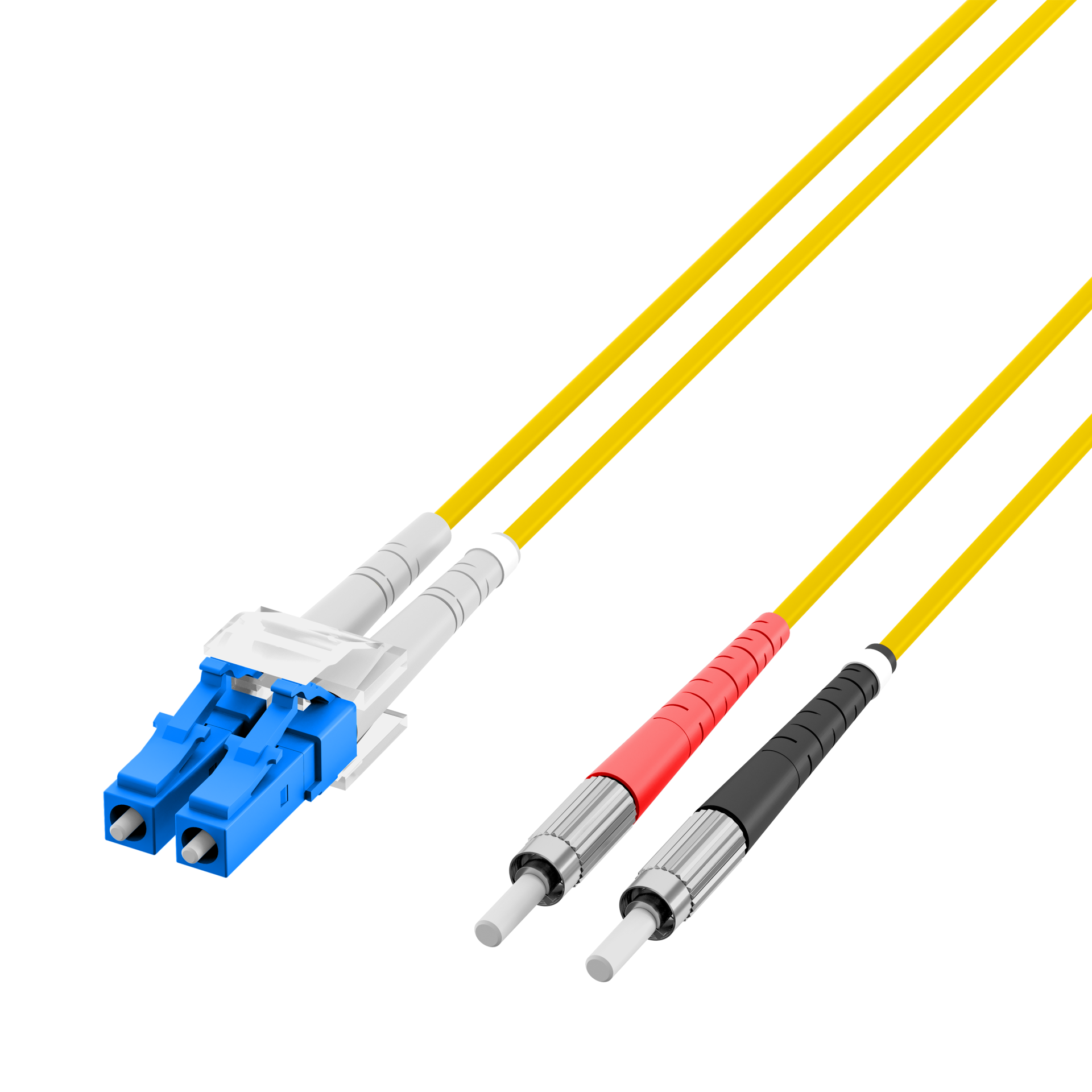 Duplex Jumper LC-DIN 9/125µ, OS2, LSZH, yellow, 2.0mm, 10m