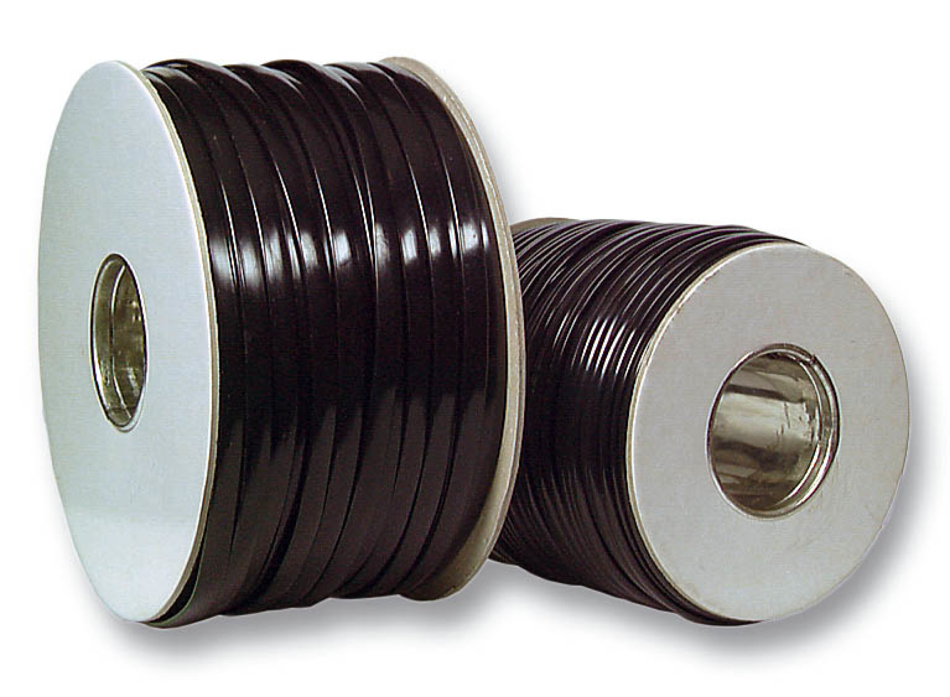 Modular Flat Cable, 10-pole black, 100 m reel