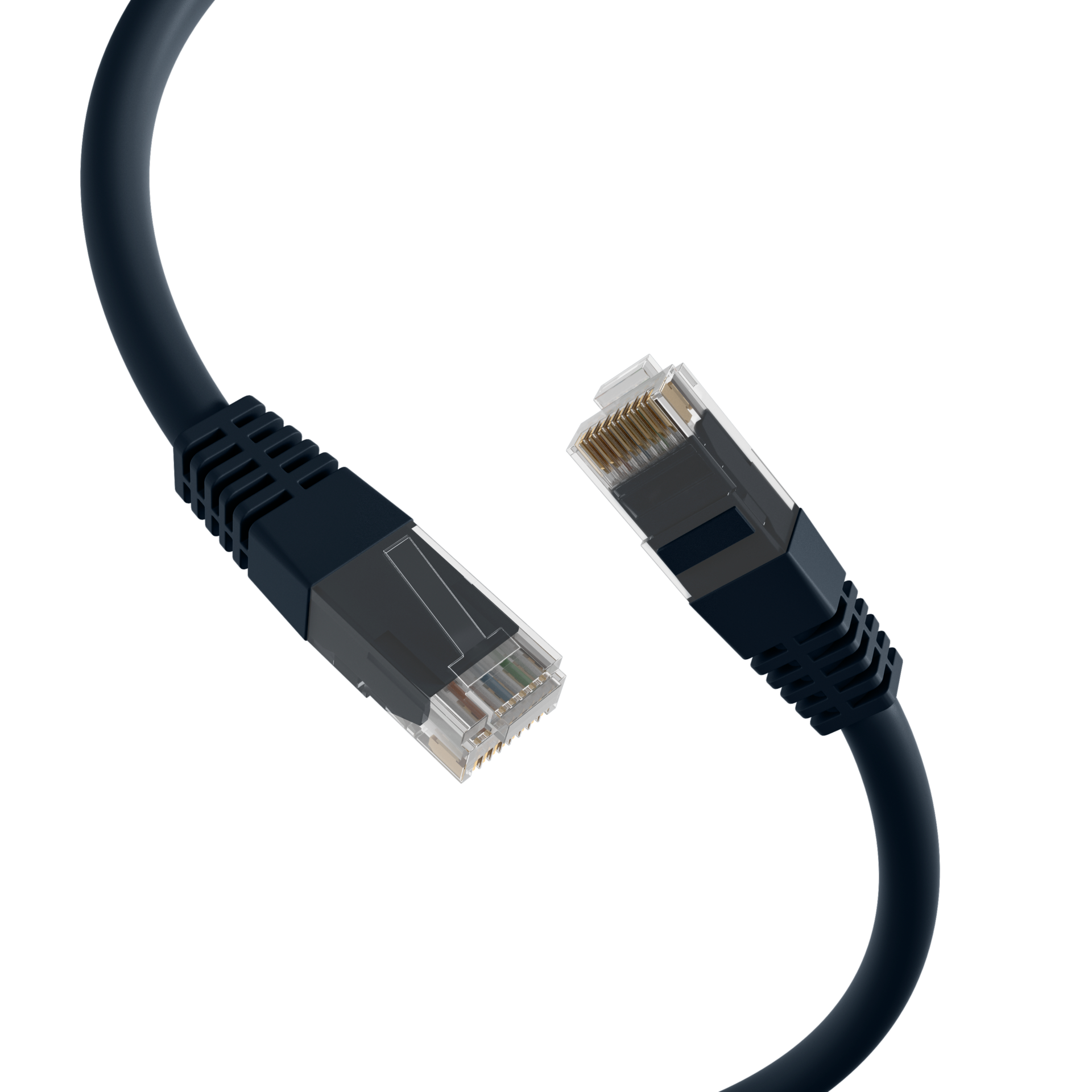 RJ45 Patch Cord Cat.6 U/UTP PVC CCA black 5m