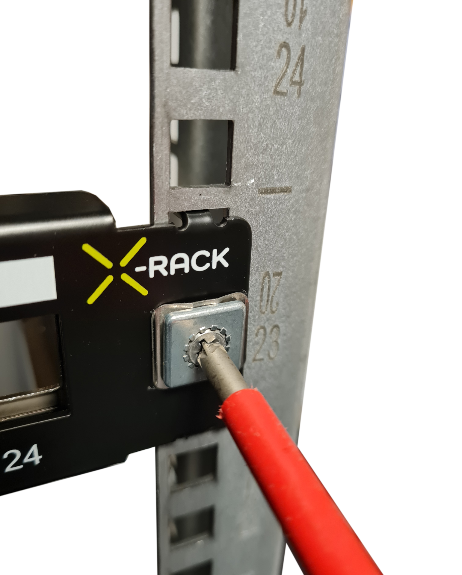 Cable routing panel Fast-lock 1U, 5 brackets, steel, black