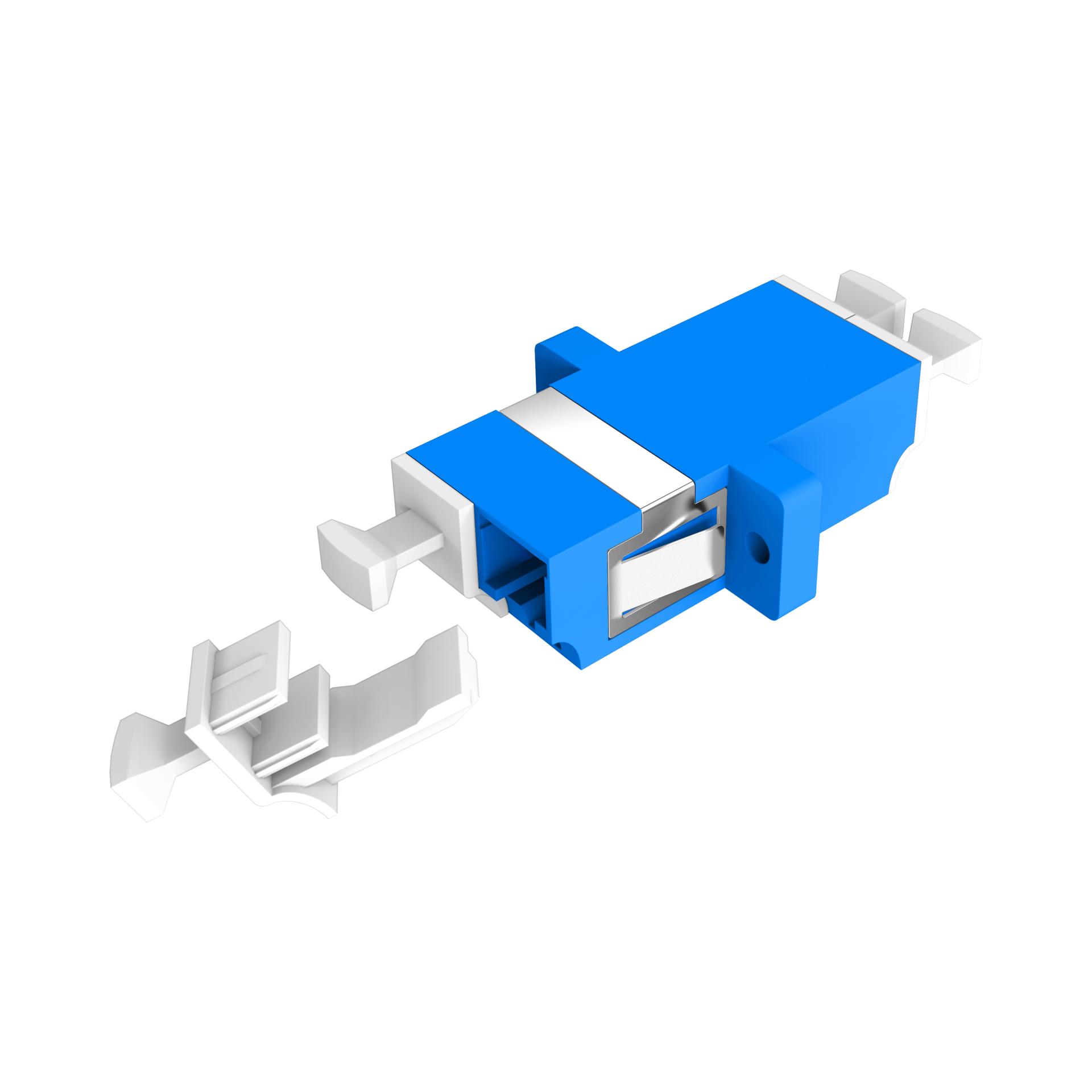 Adapter  LC Duplex OS2 blue 