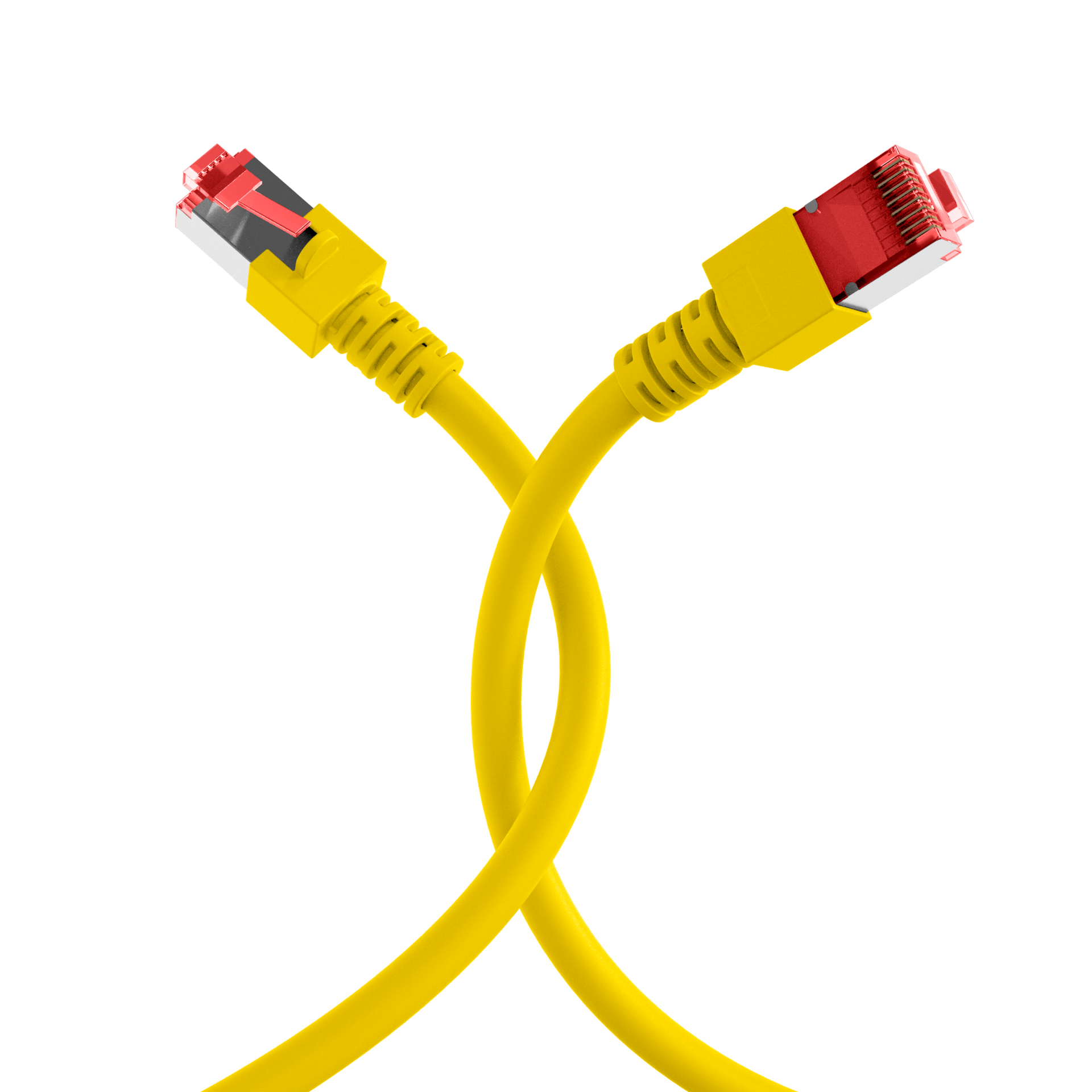 RJ45 Patch Cord Cat.6 S/FTP LSZH yellow 20m