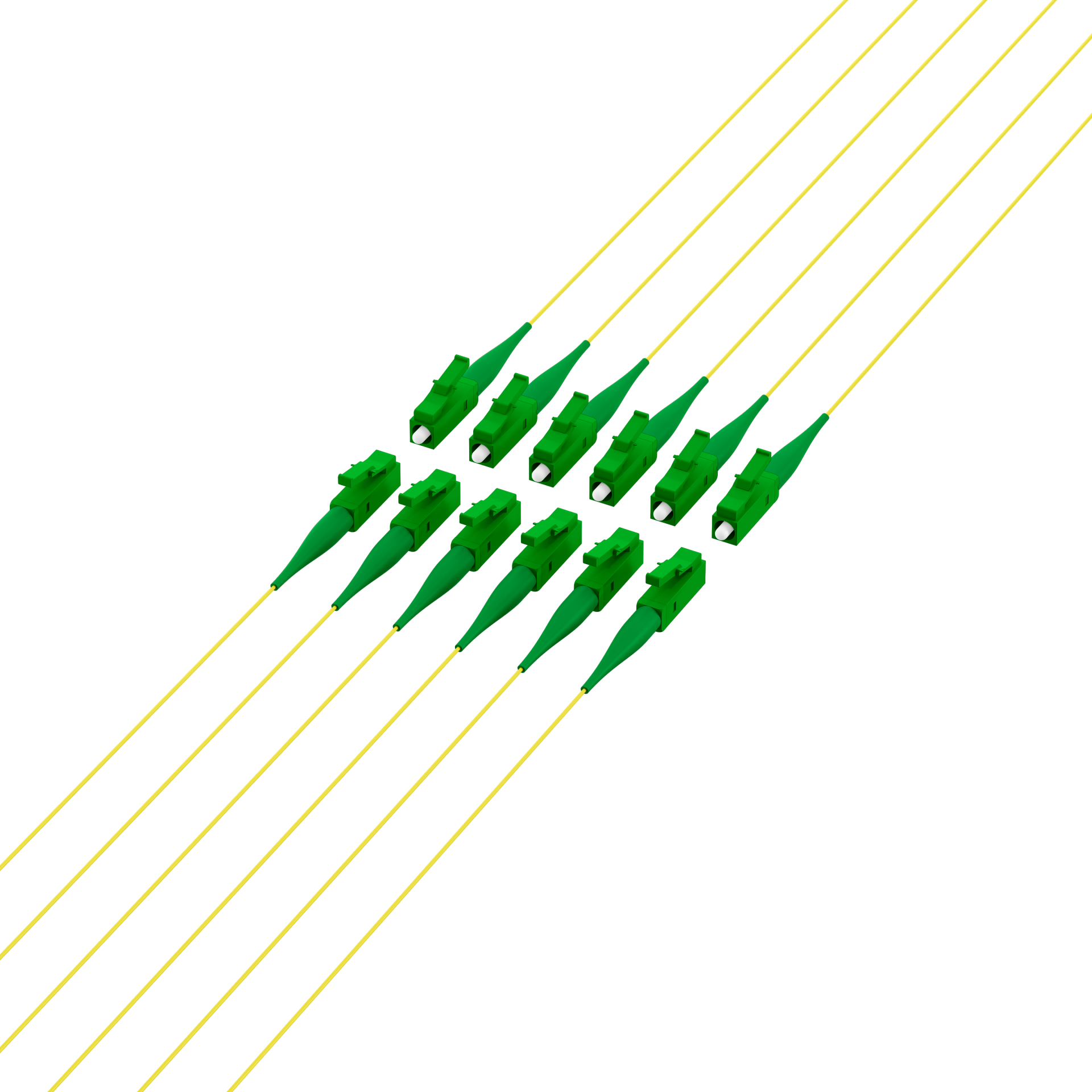 Faserpigtail LC/APC OS2 G657A2-Gelb 2m - 1 Stück