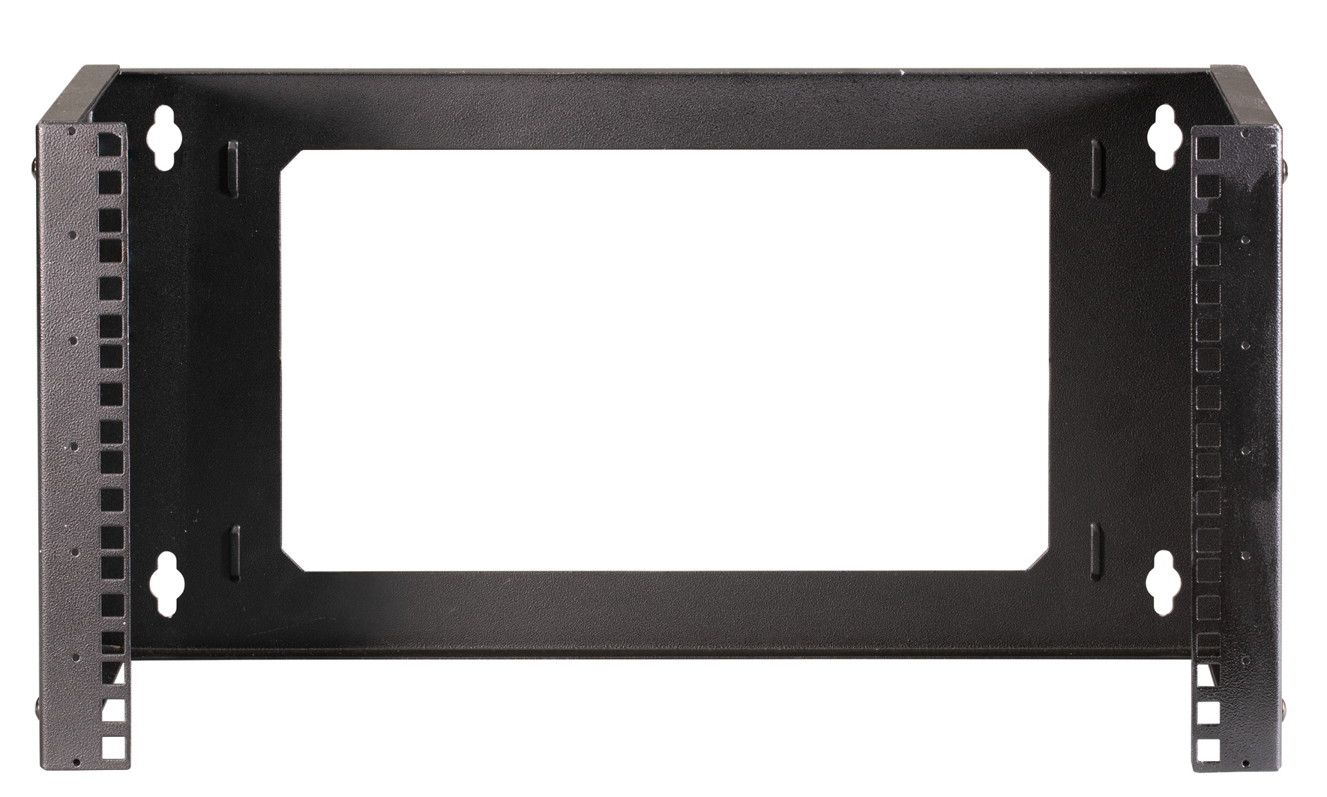 19" 6U Wall Bracket, Depth-Adj., RAL7035