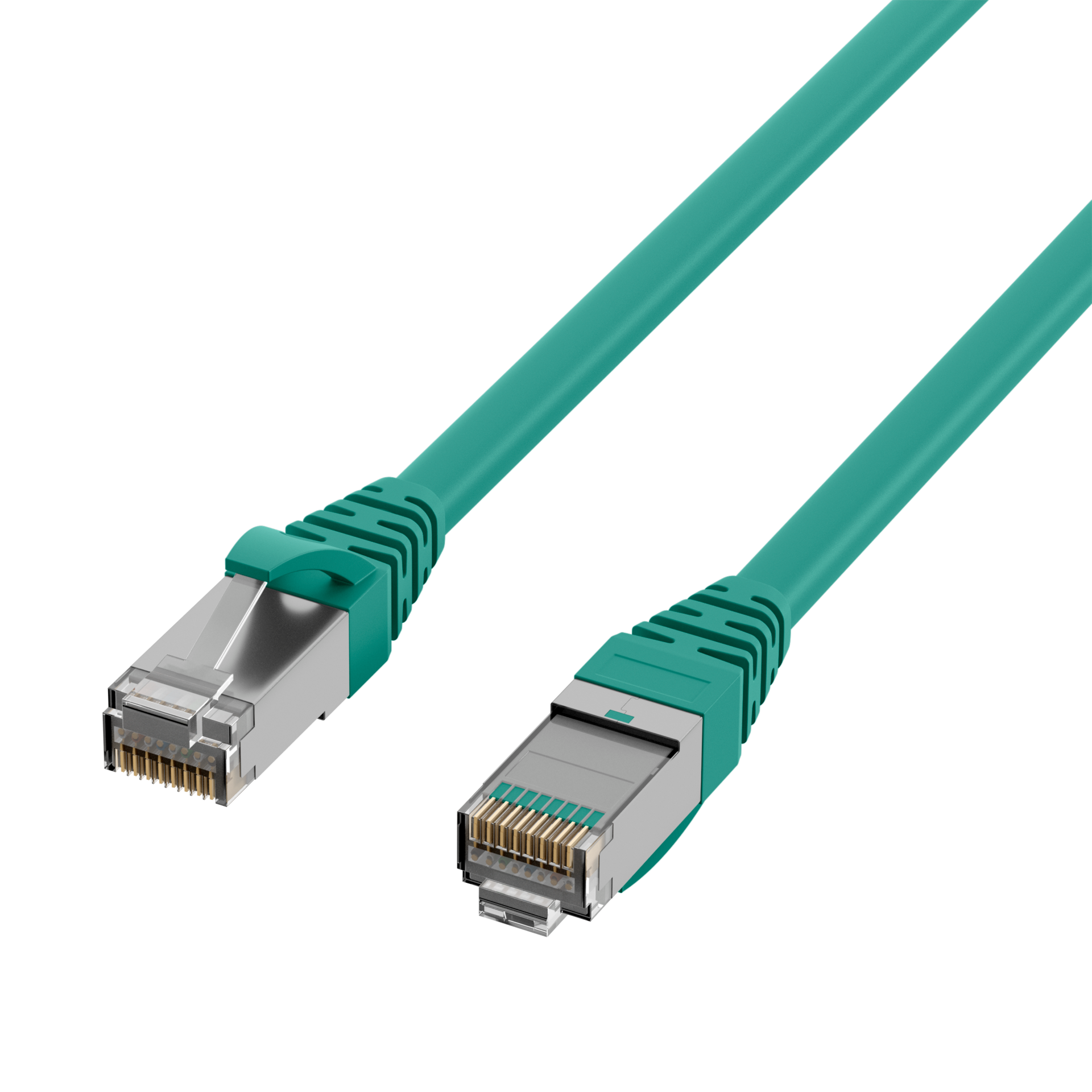 RJ45 Patch Cord Cat.5e SF/UTP PURRAL6018 green 10m