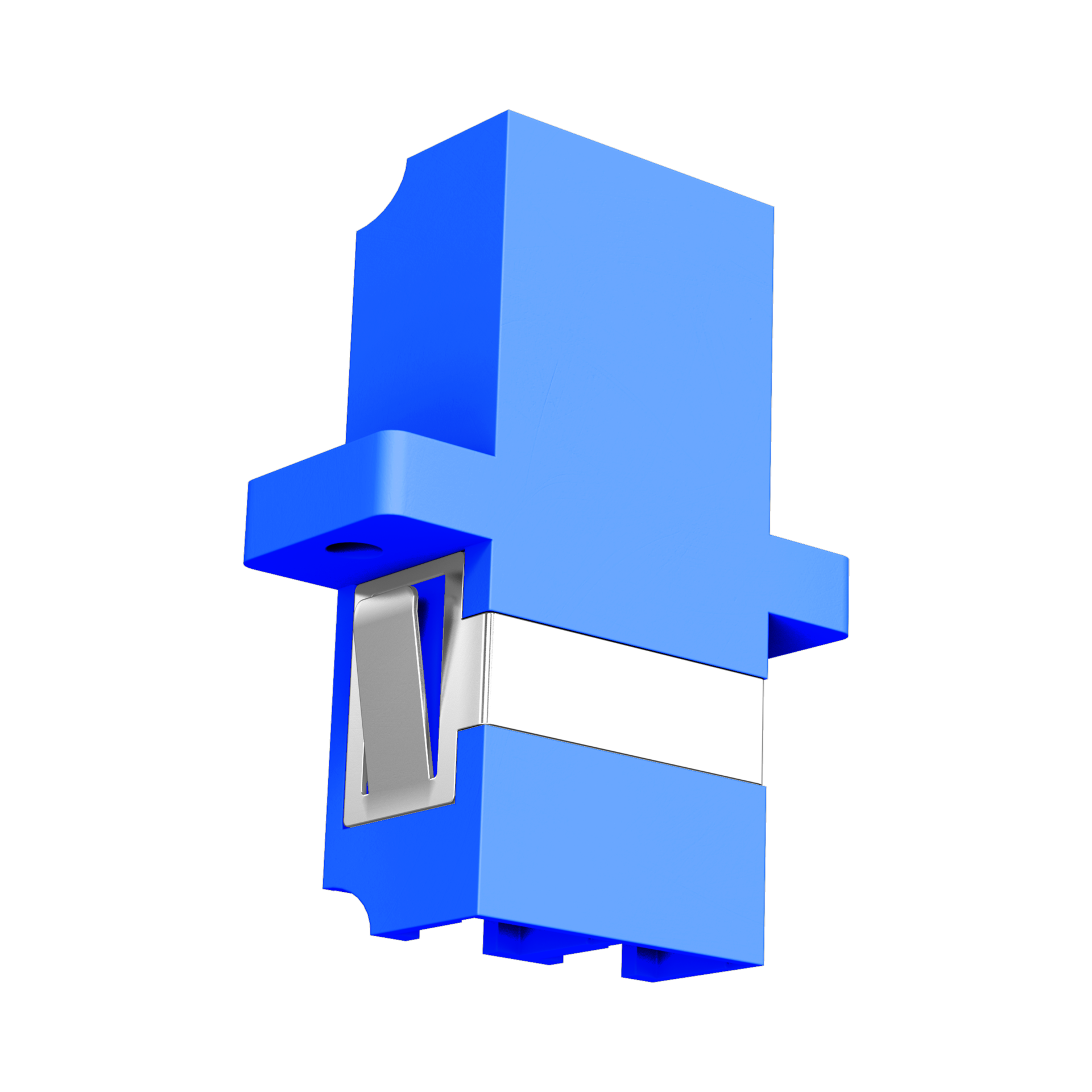 Adapter  LC Duplex OS2 blue 
