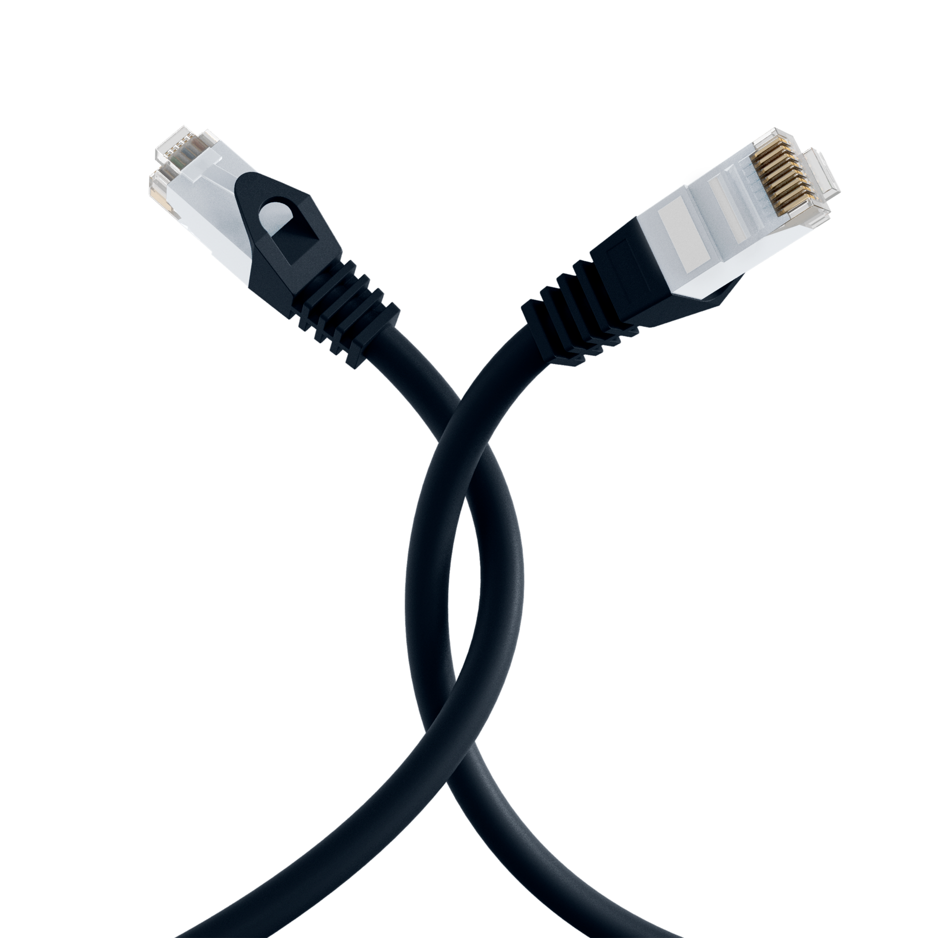 RJ45 Patch Cord Cat.6 U/UTP LSZH CCA black 1,5m