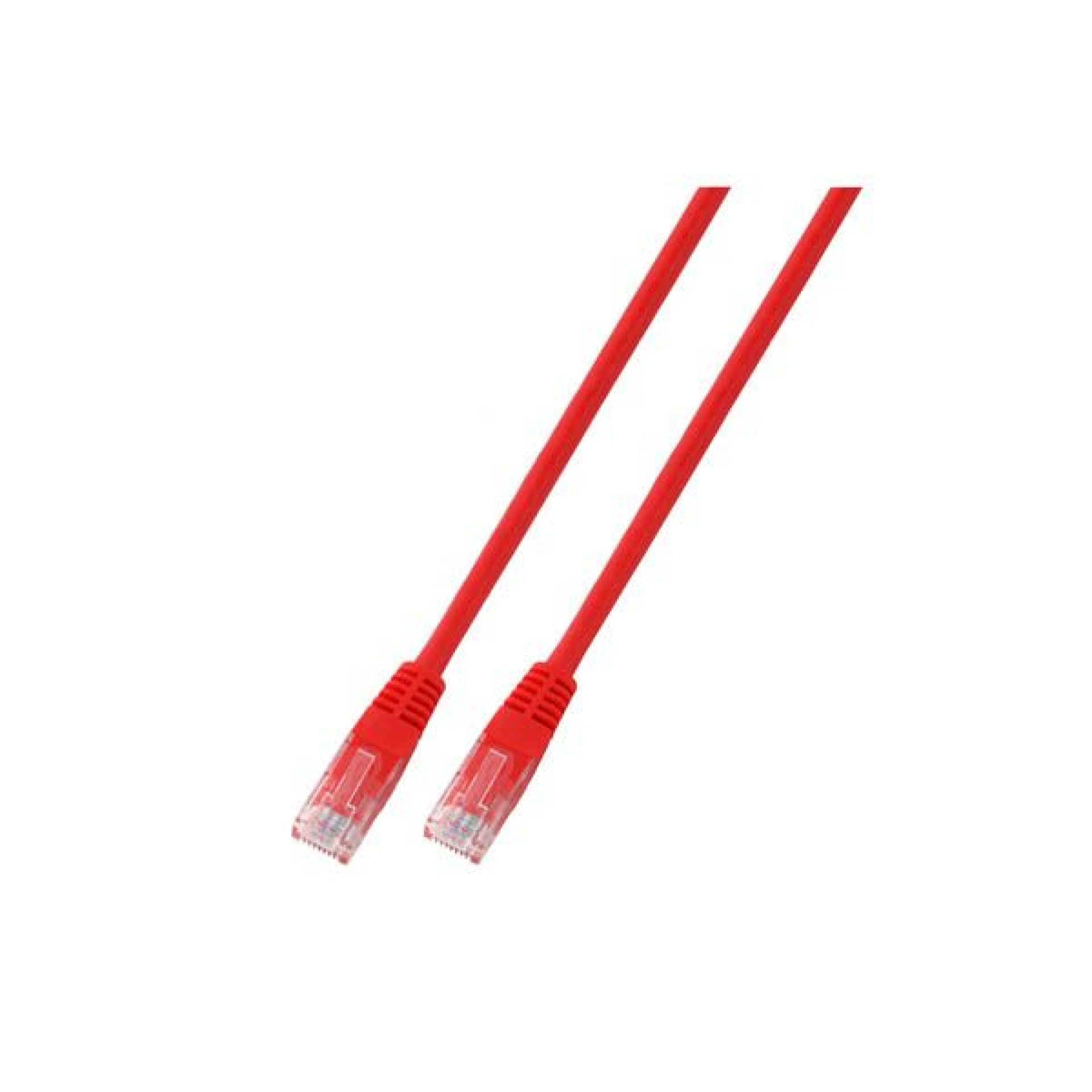 RJ45 Patch cable U/UTP, Cat.5e, PVC, CCA, 1m, red