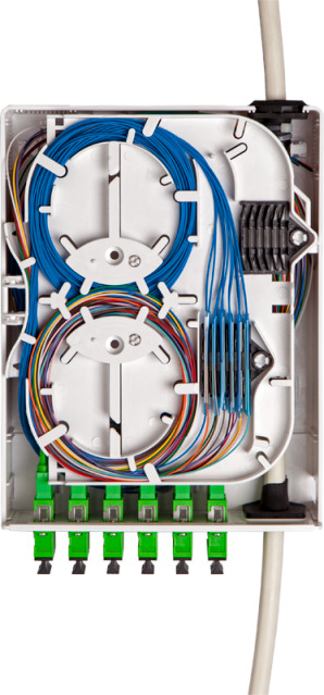 Easy Box Indoor Distribution box Fiber optic 205x157x60mm IP20 Easy Box Indoor Distribution box Fiber optic 205x157x60mm IP20