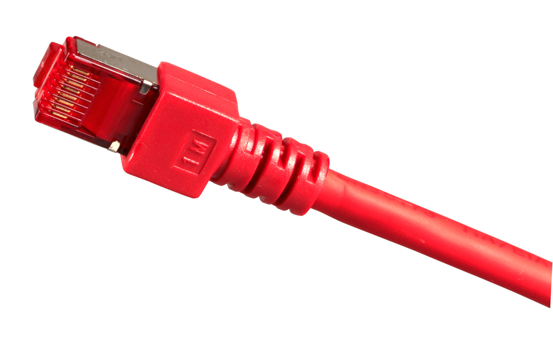 RJ45 Patch cable S/FTP, Cat.6, LSZH, 0.15m, red