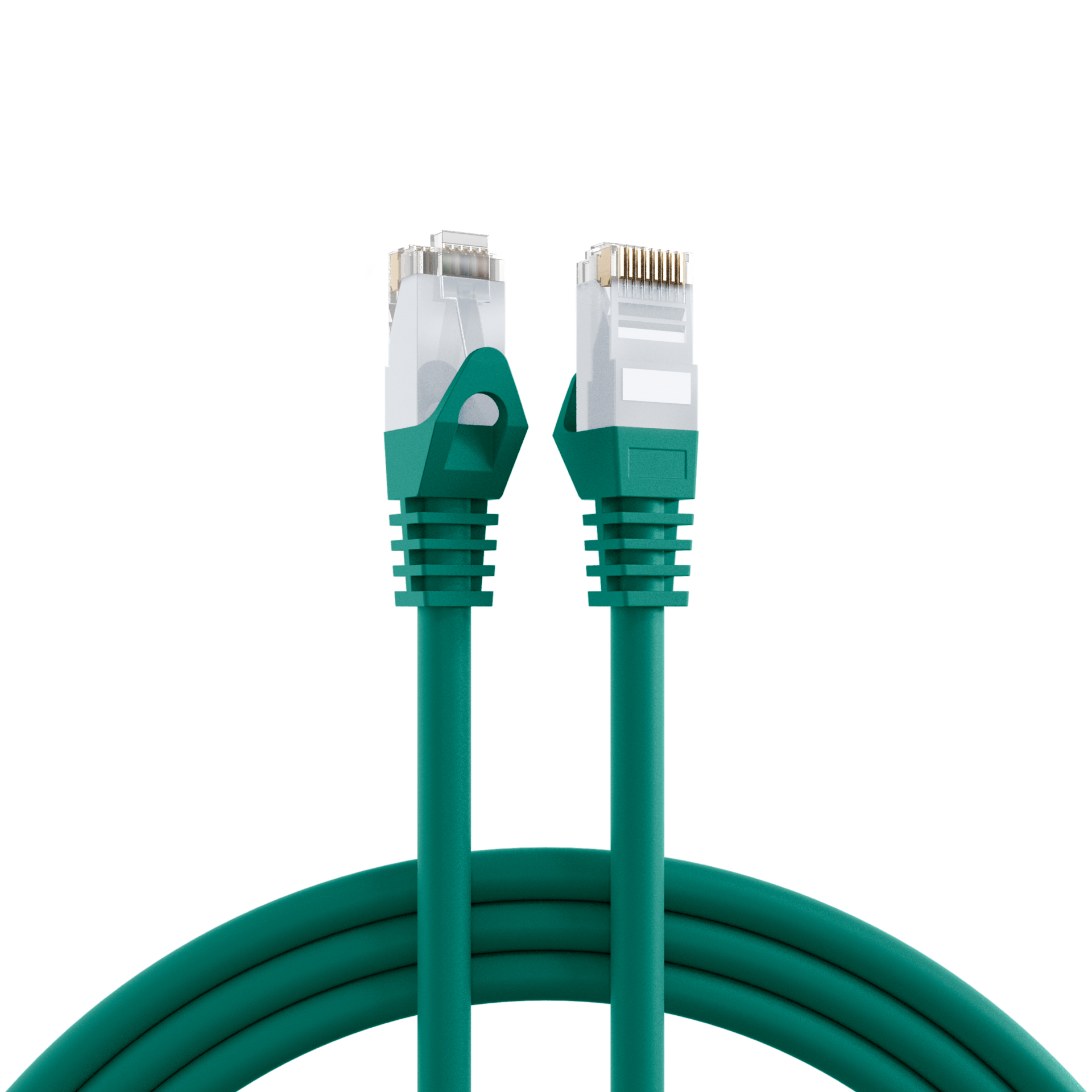 RJ45 Patch Cord Cat.6 U/UTP LSZH CCA green 1m