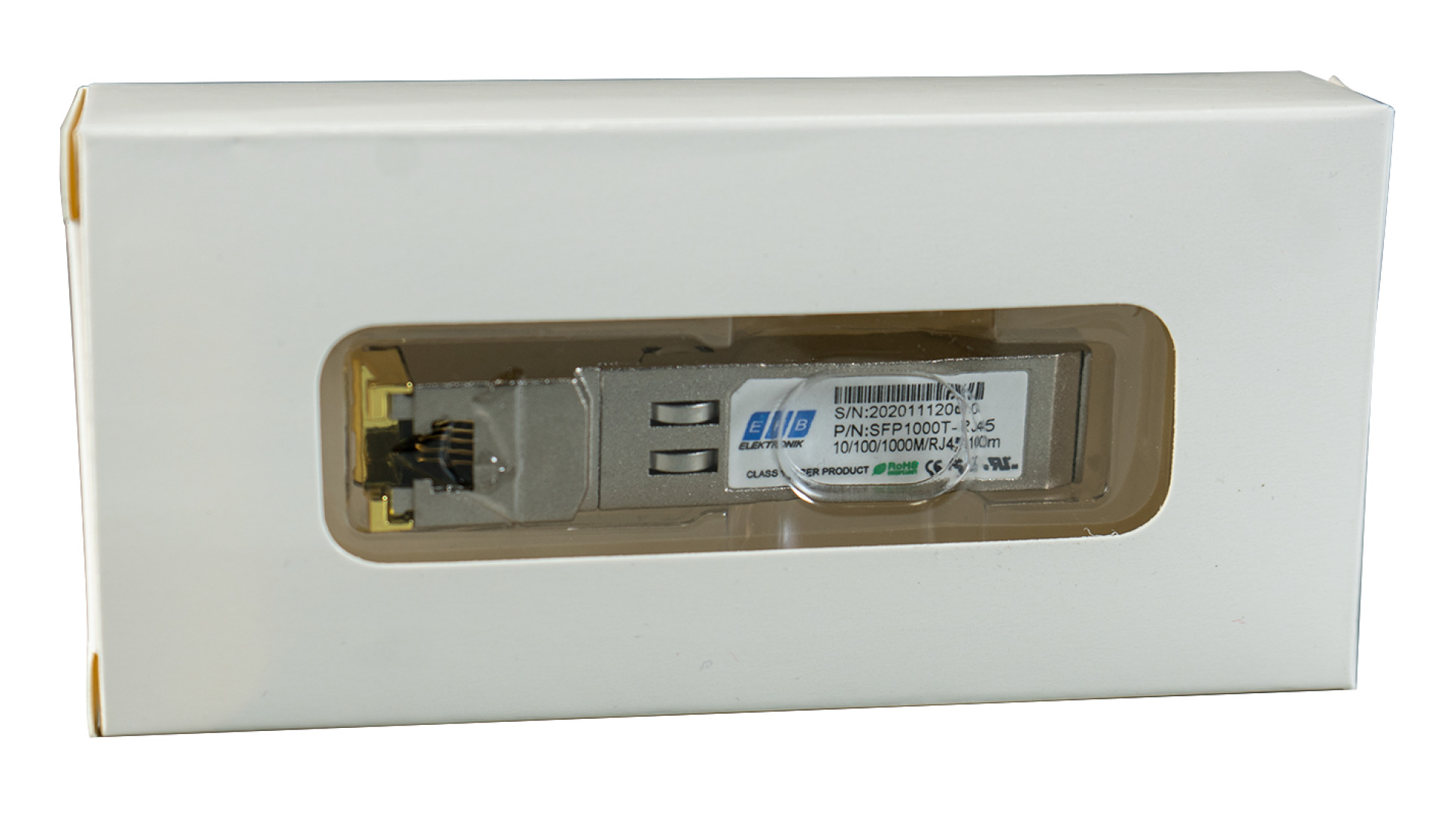 EFB 1.25G SFP MM 850nm VCSEL 550m LC DDM, compatible to Cisco GLC-SX-MMD