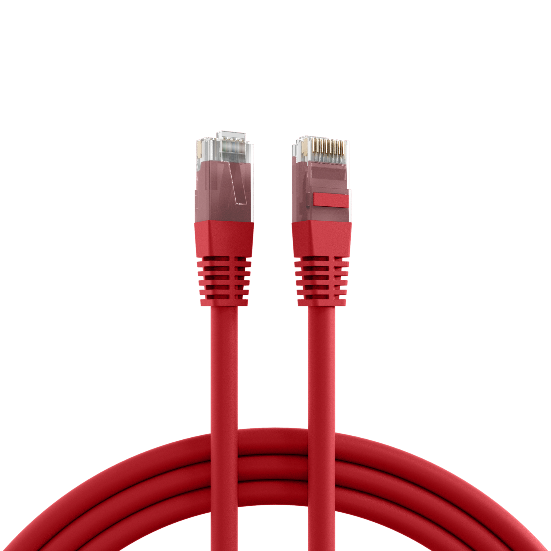 RJ45 Patch Cord Cat.5e U/UTP PVC CCA red 2m