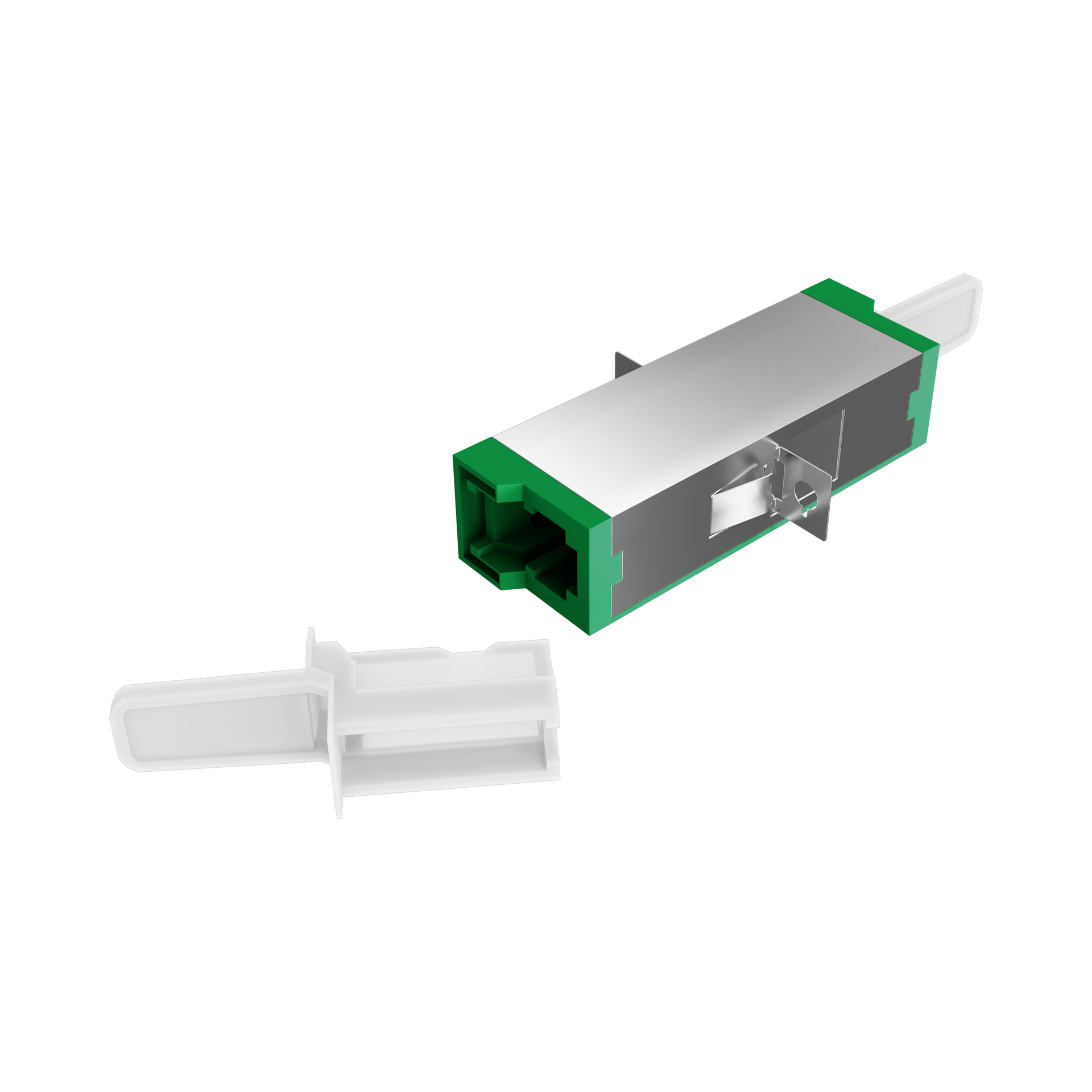 R&M Kupplung E2000®/APC Simplex OS2 grün Grade C