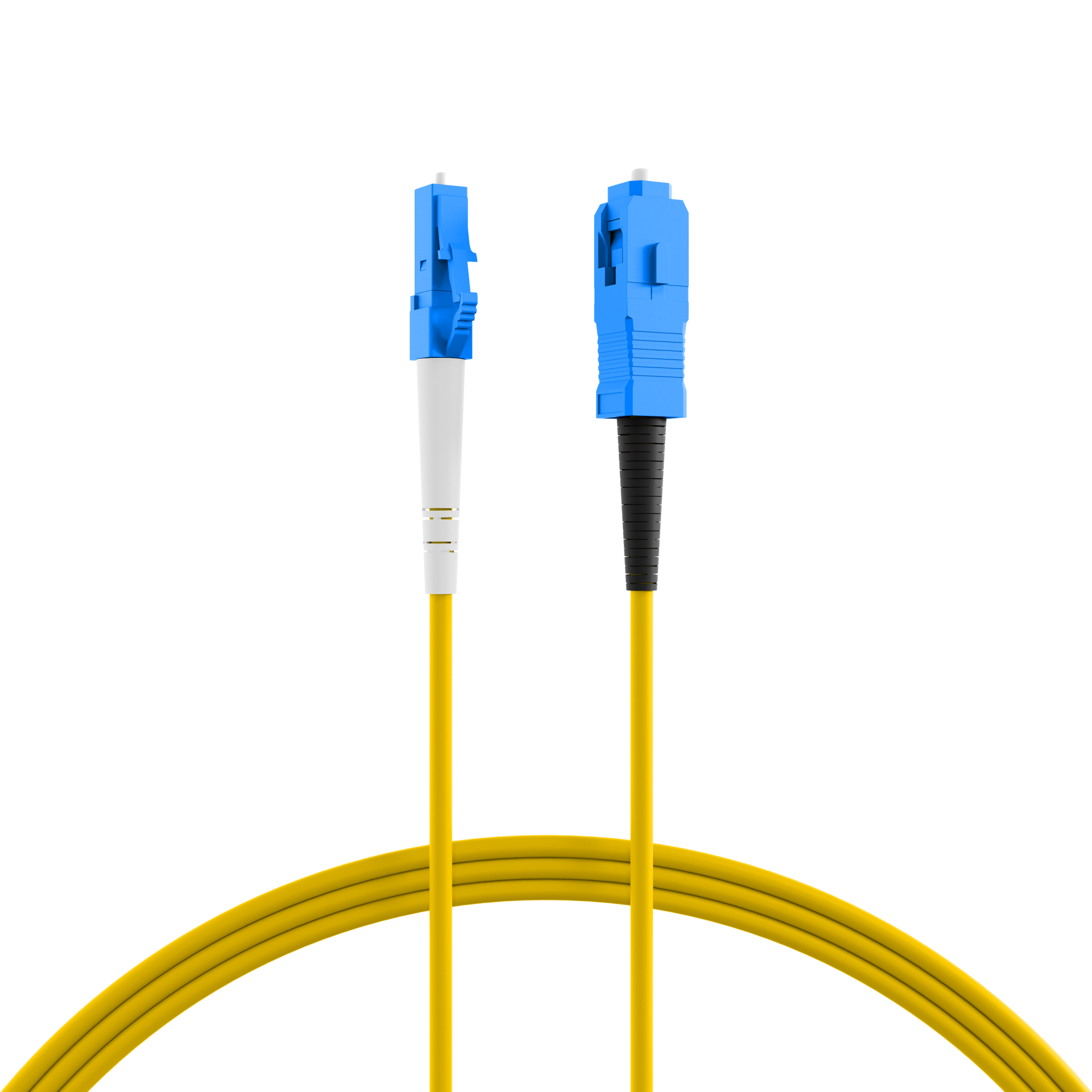 simplex Patch cable LC-SC OS2 G657A2 7.5m LSZH 2mm yellow
