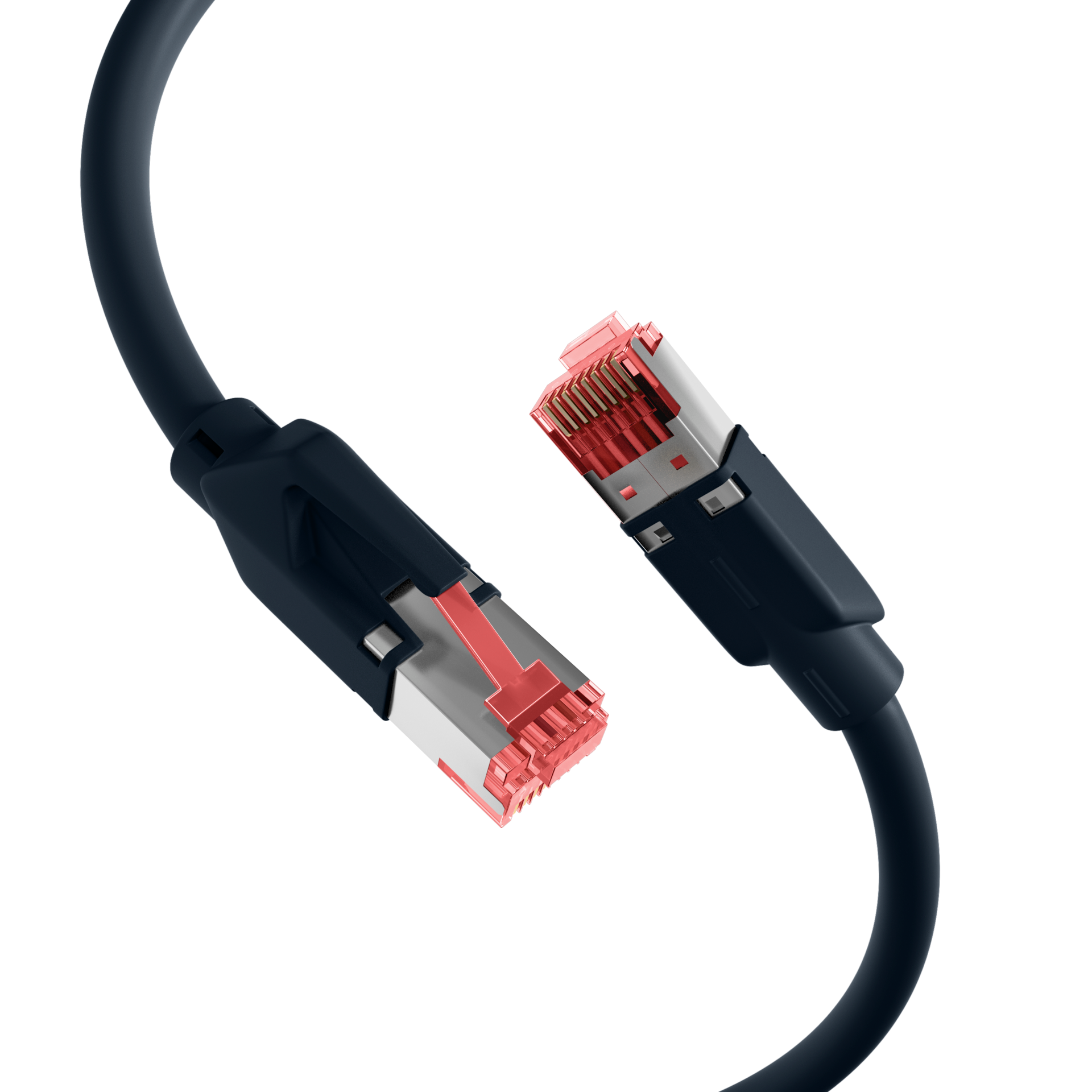 RJ45 Patch Cord Cat.6A S/FTP LSZH Draka UC900 TM21 black 15m