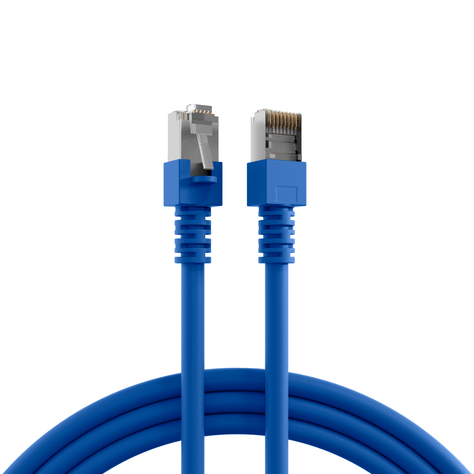 RJ45 Patch Cord Cat.5e SF/UTP PVC CCA blue 20m