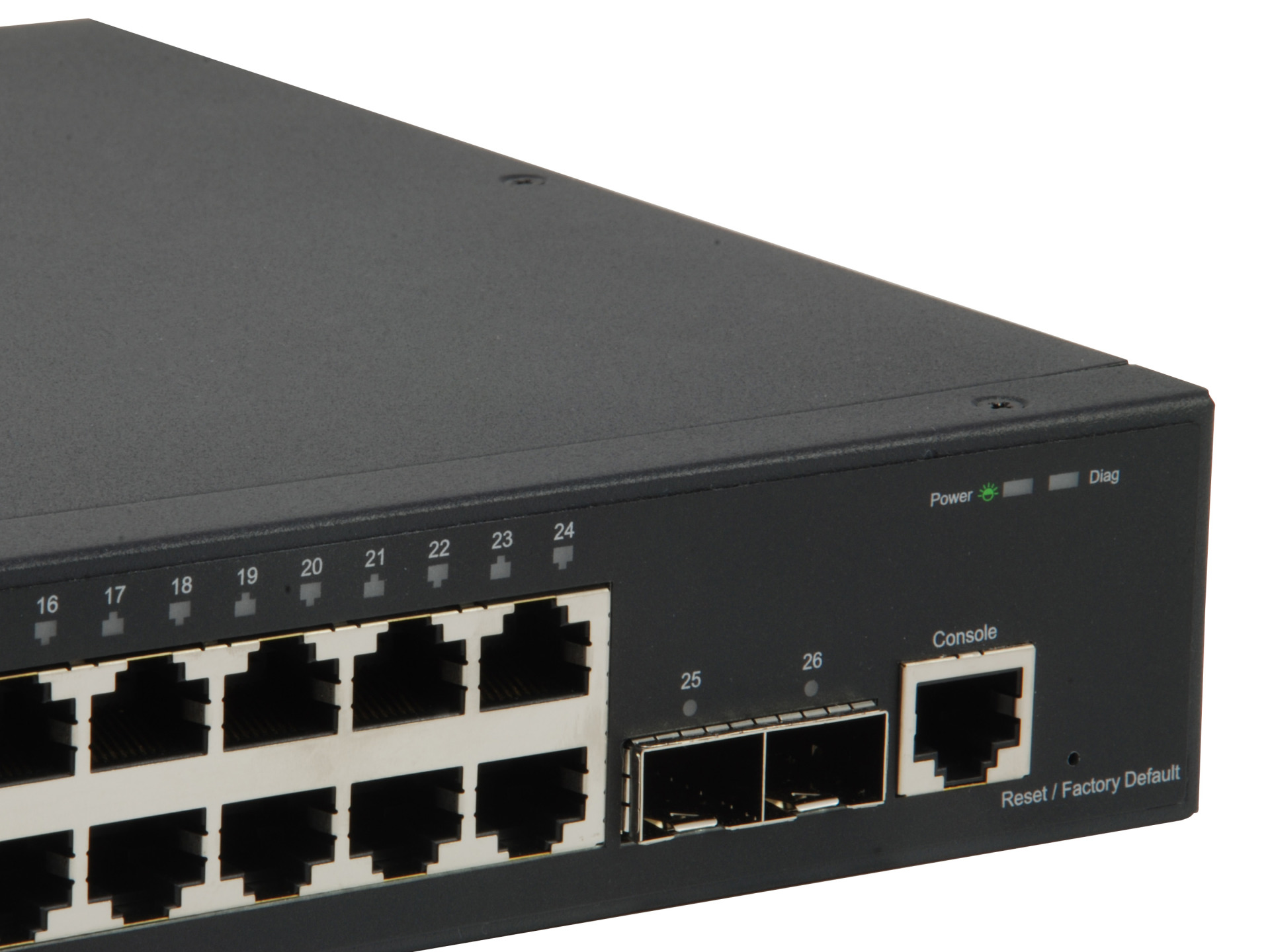 26-Port L2 Managed Gigabit Switch, 2x 10GbE SFP+