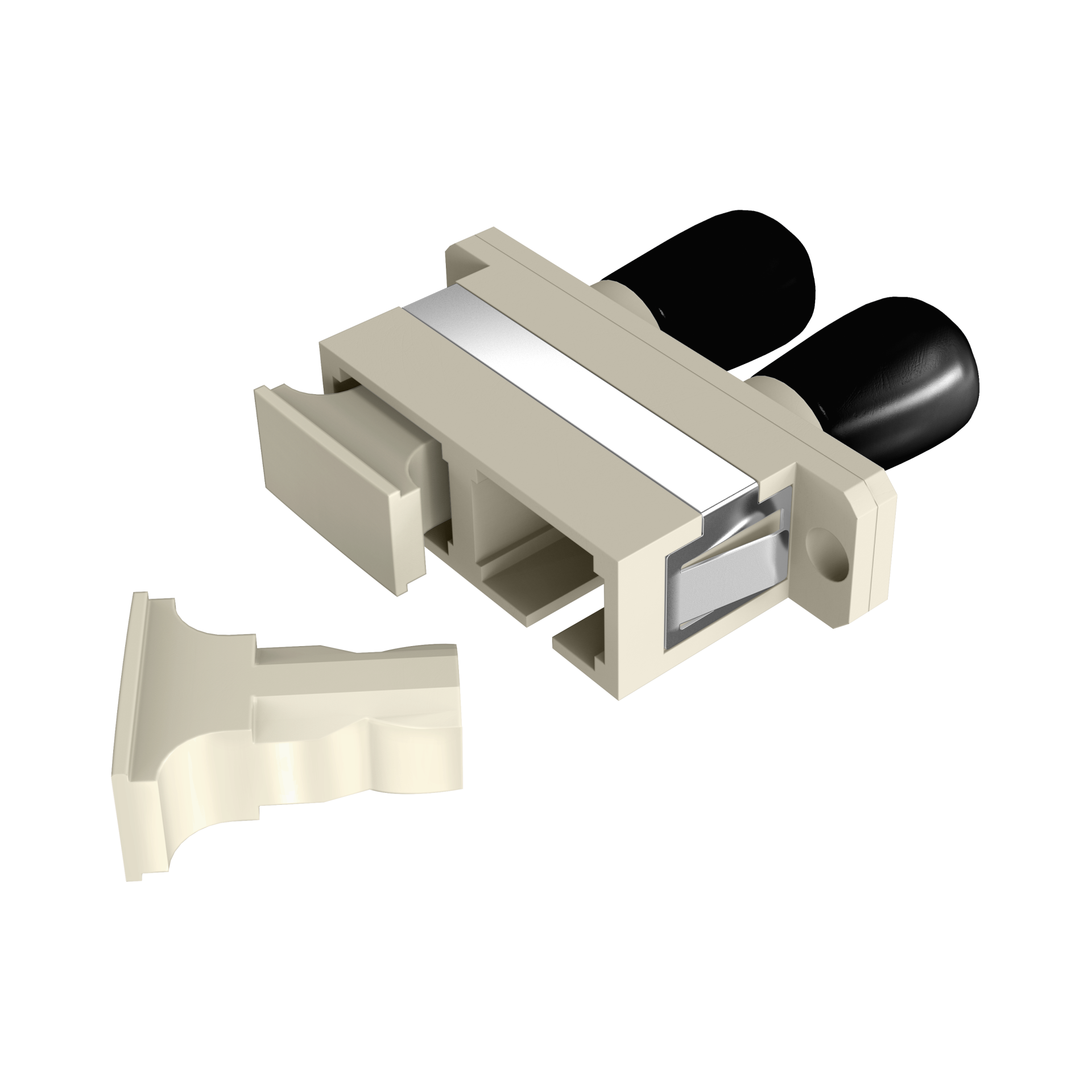 Adapter  SC-ST Duplex OM1-5 beige 