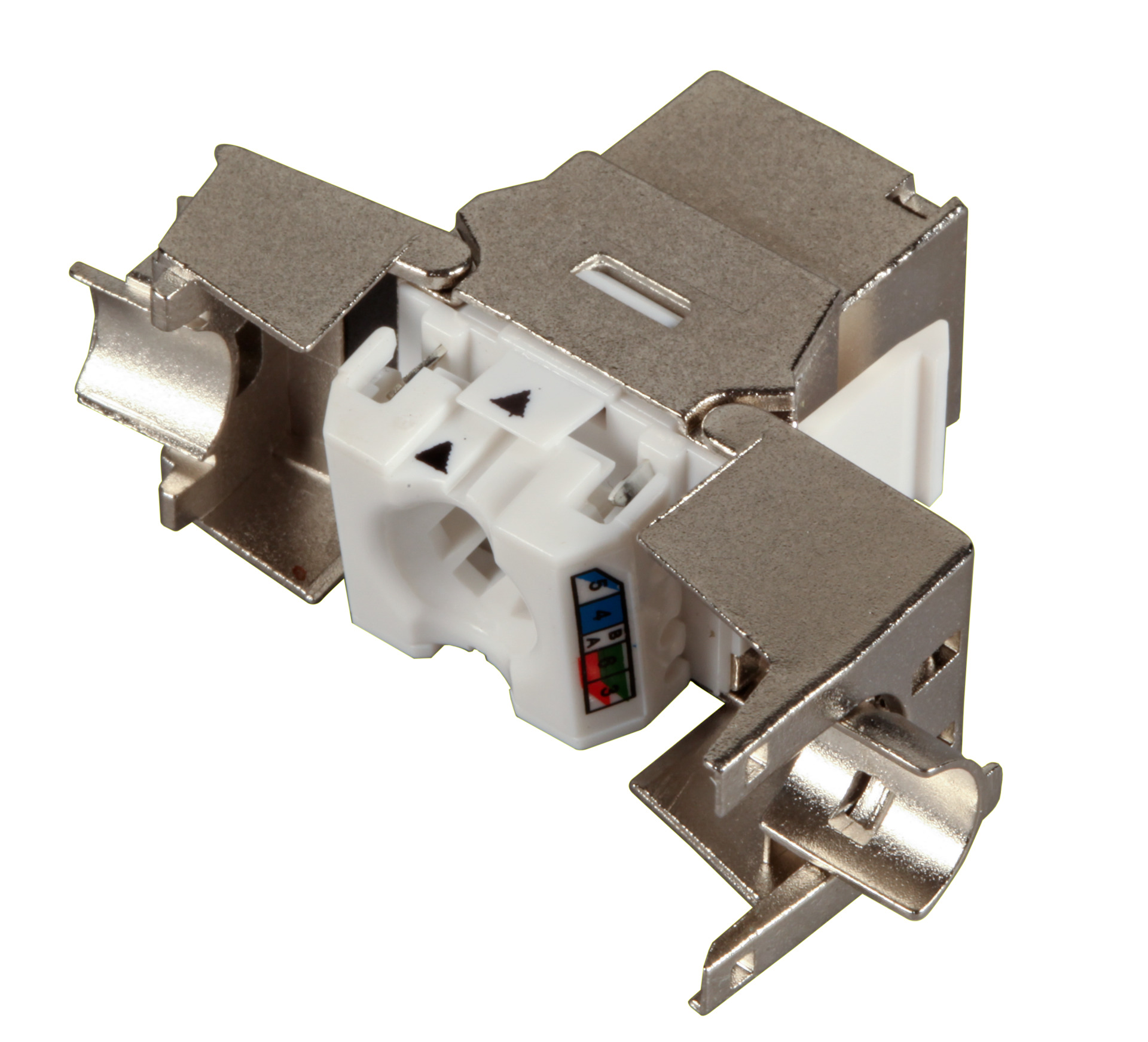 RJ45 Keystone STP, Cat.6A, 500MHz, component certified