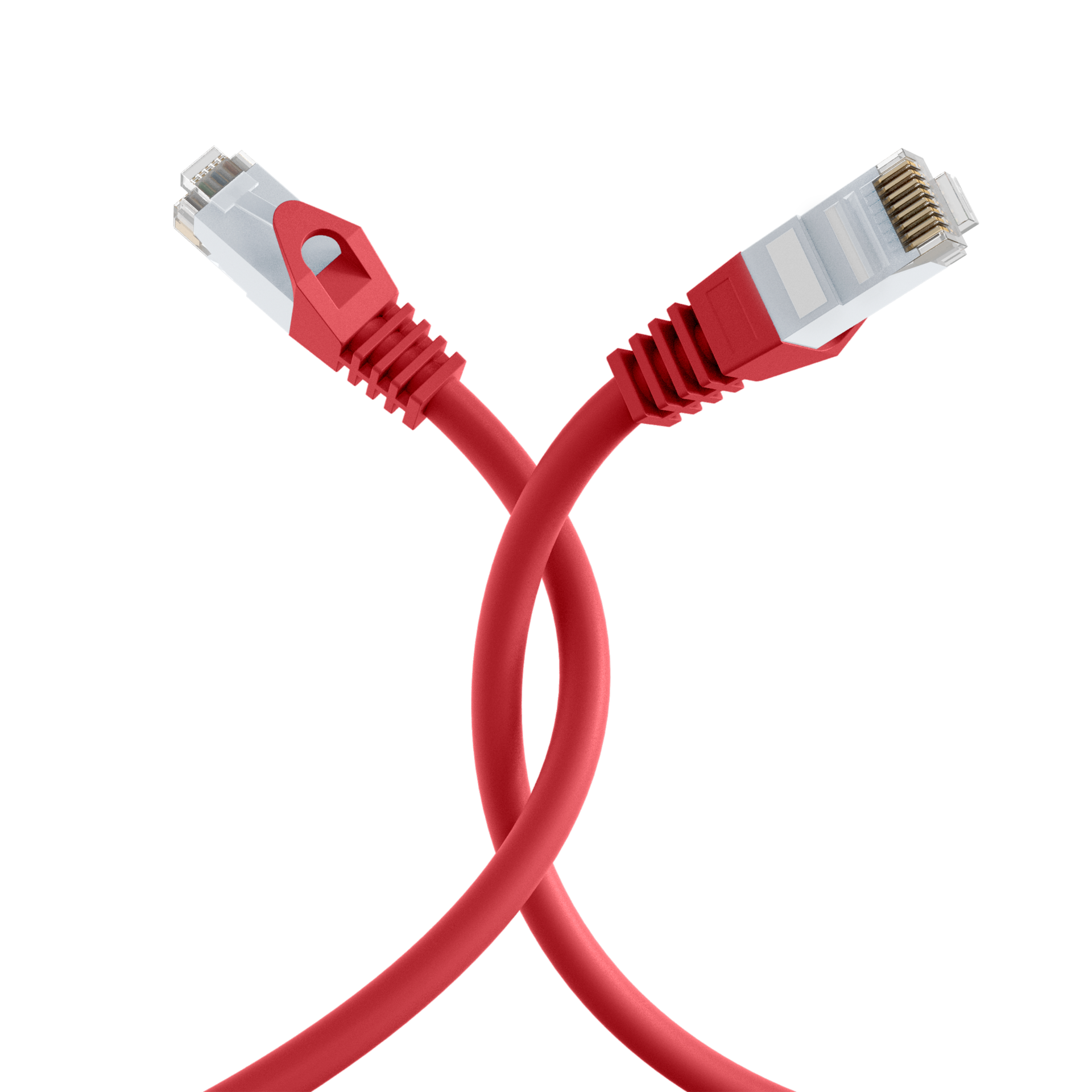 RJ45 Patch Cord Cat.6 U/UTP LSZH CCA red 0,5m