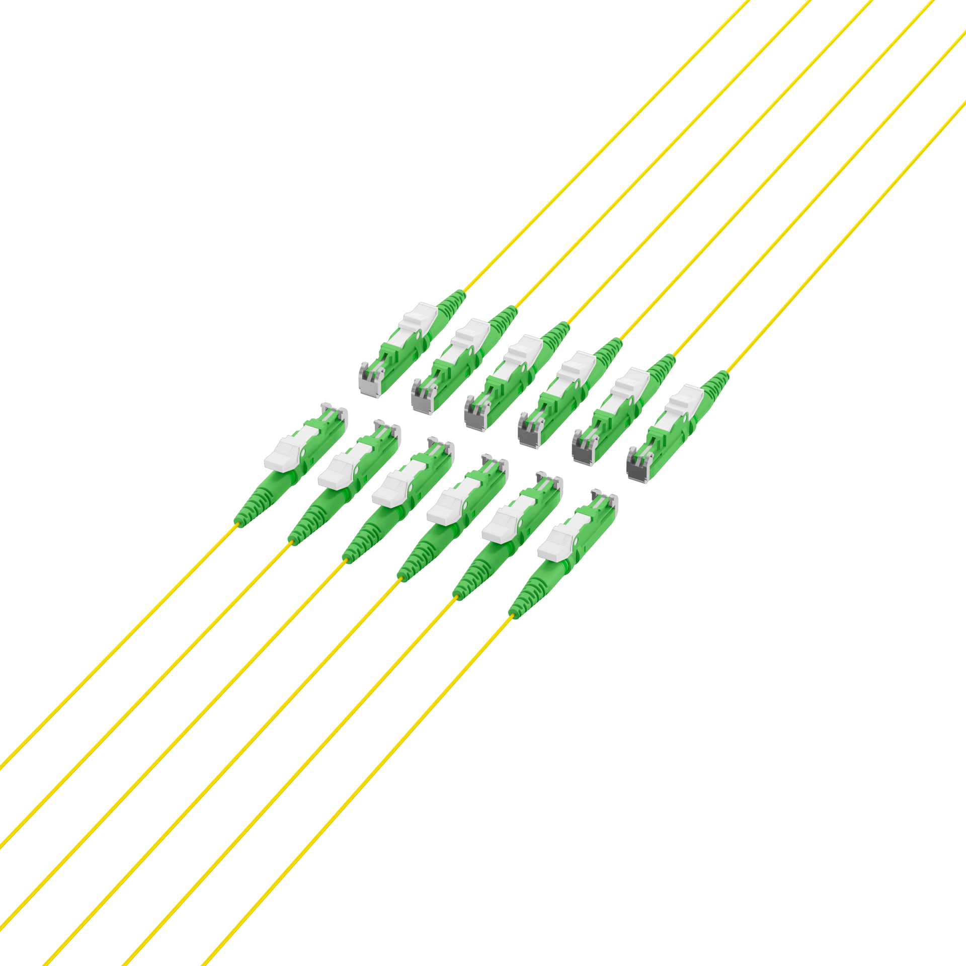 Fiber Pigtail E2000®/APC OS2 G652D-Yellow 2m - 1 piece
