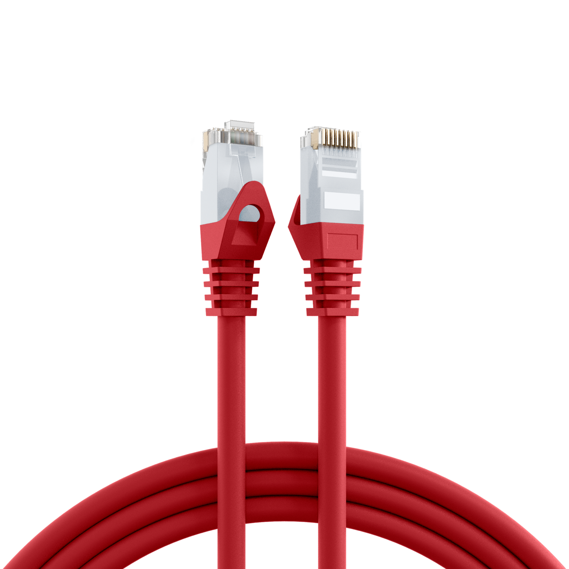 RJ45 Patch Cord Cat.6 U/UTP LSZH CCA red 3m