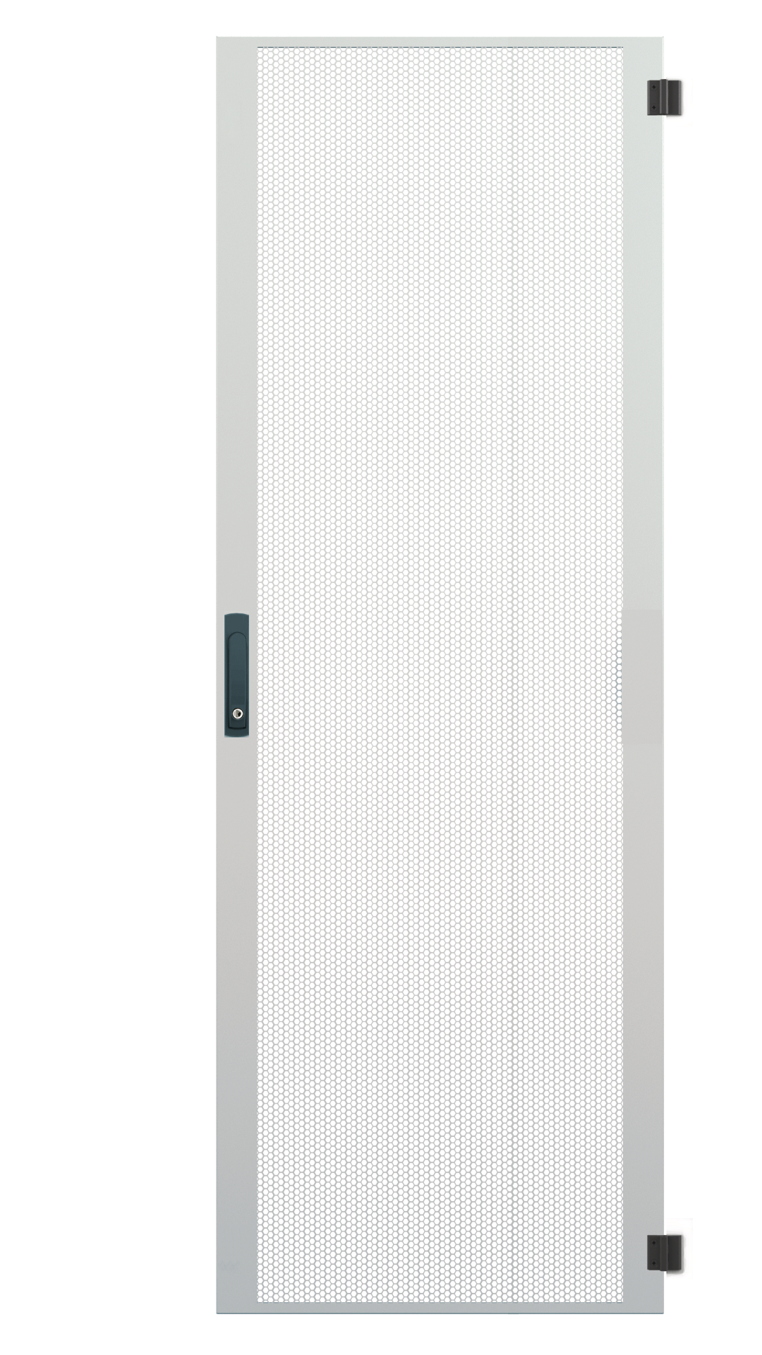 Door for PRO 24U, W=800, Steel perf., 1-Part, TH, RAL9005