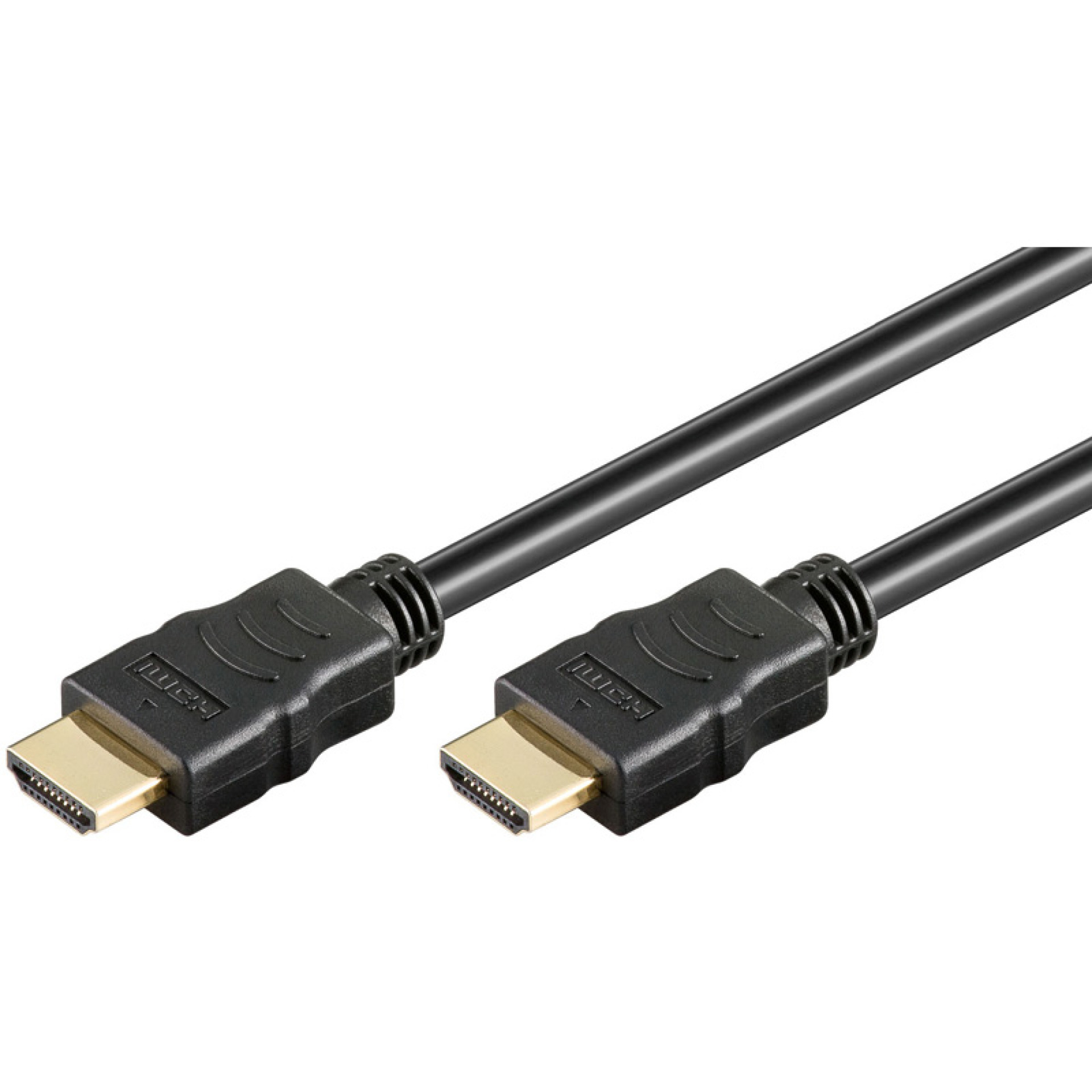 High Speed HDMI Cable with Ethernet, black, 1.5m