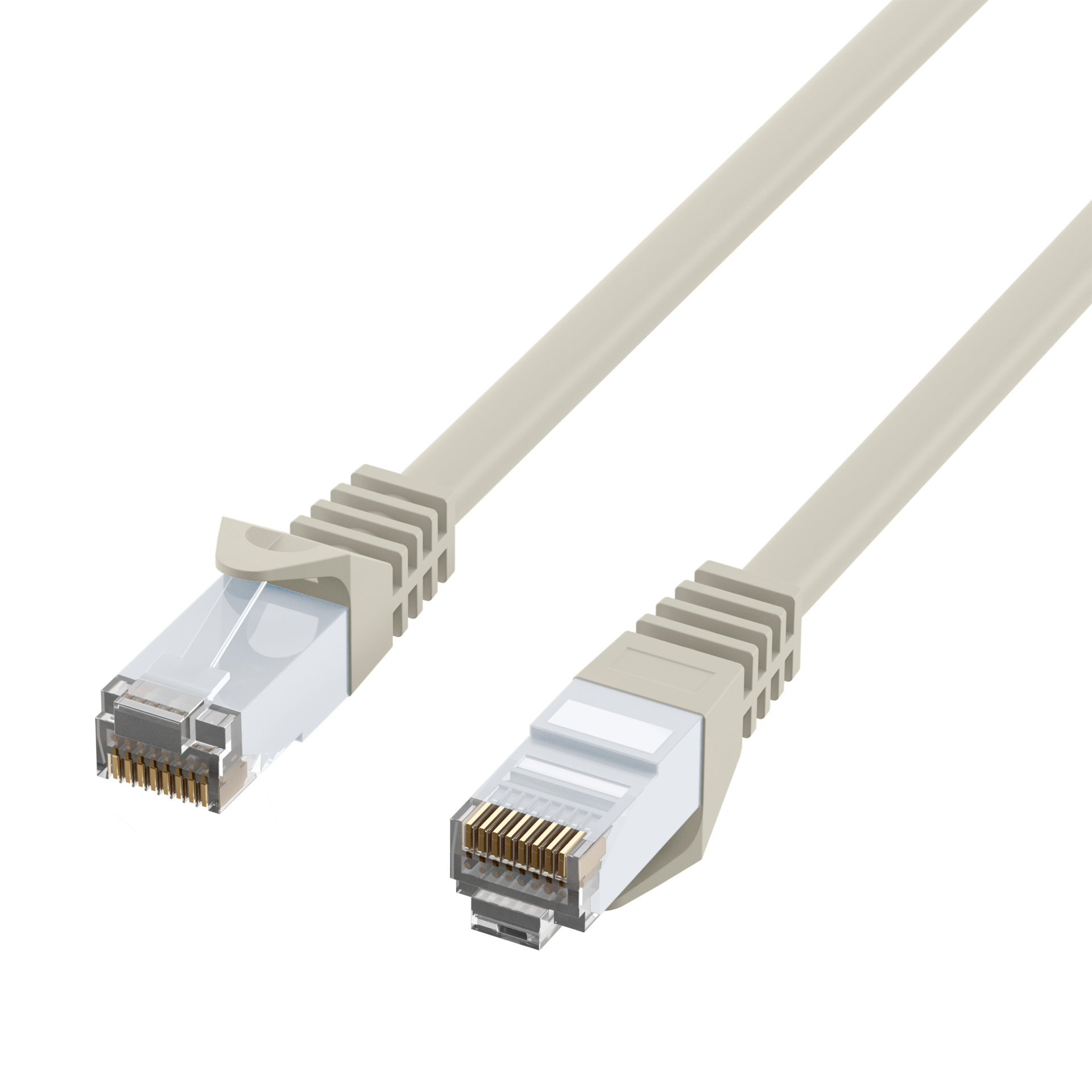 RJ45 Patch Cord Cat.6 U/UTP LSZH CCA grey 30m