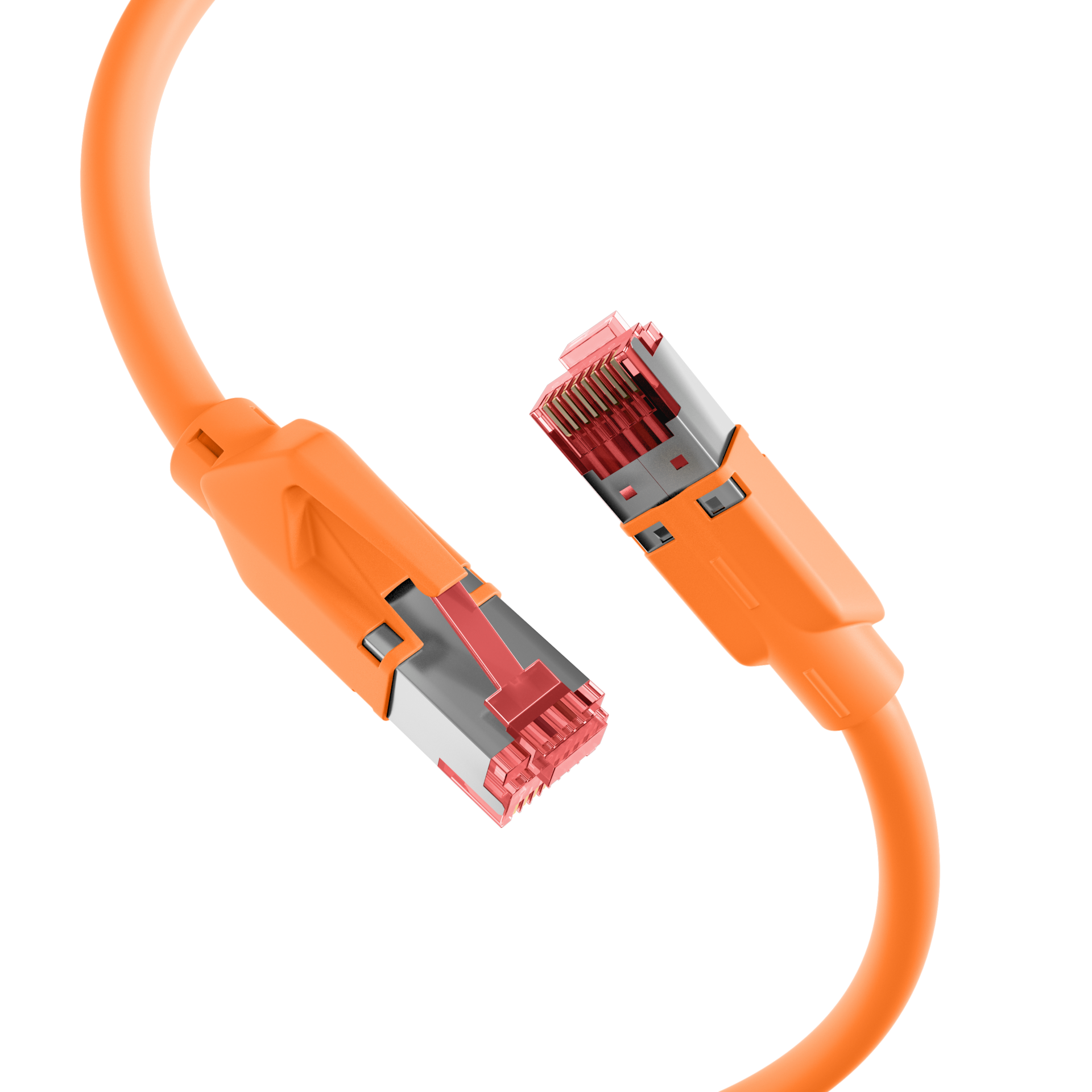 RJ45 Patch Cord Cat.6A S/FTP LSZH Draka UC900 TM21 orange 0,5m