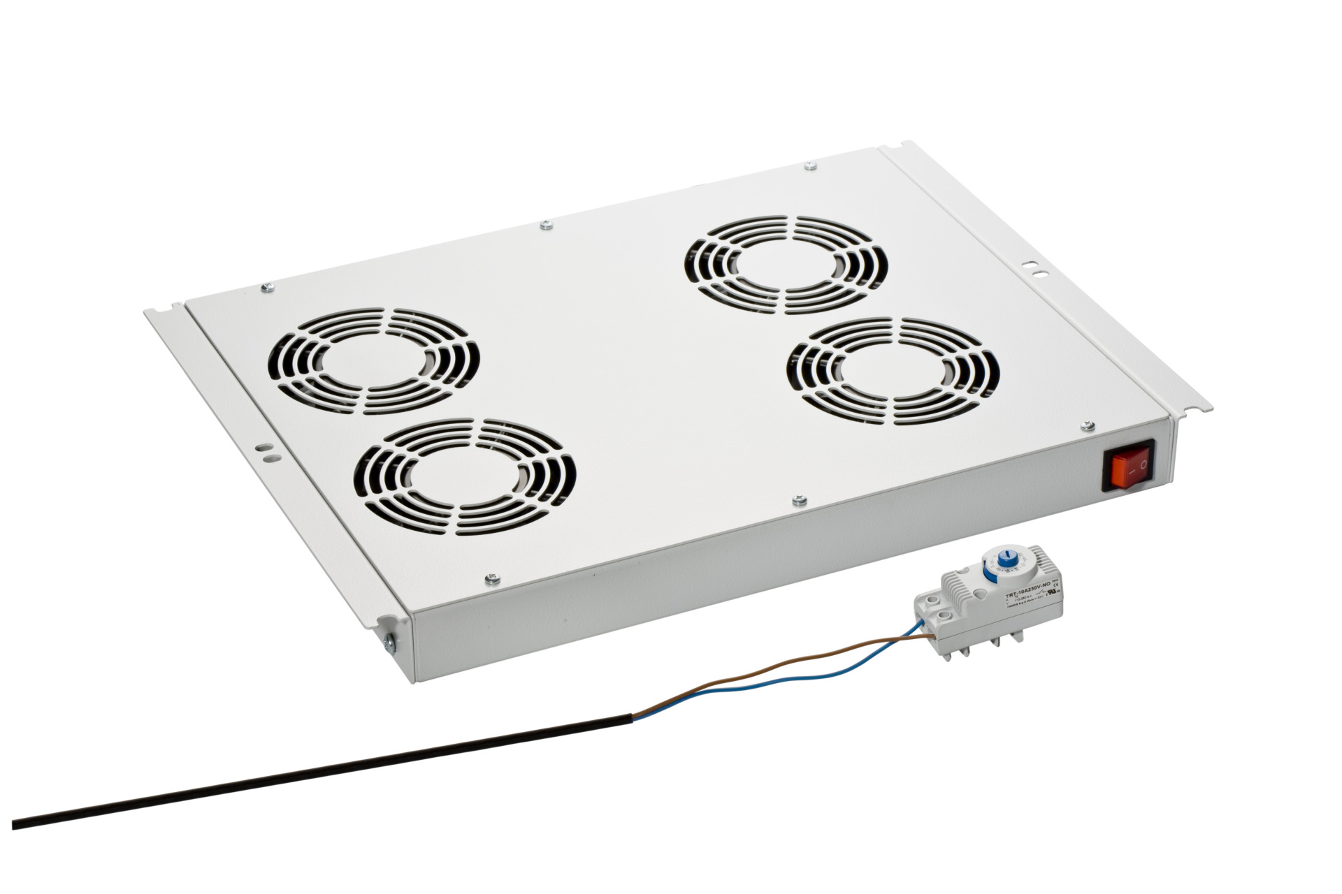 Roof Fan Unit, 4 x Fan, for Network and Server Cabinets