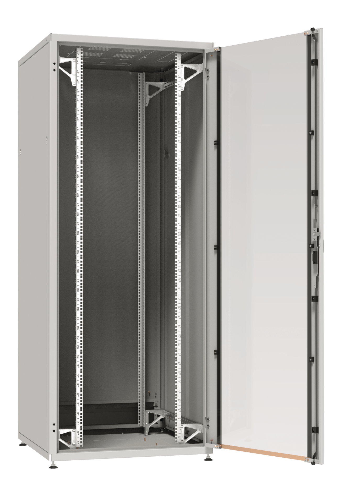 19" Network Cabinet PRO-Advanced, 800x1000 mm, RAL7035