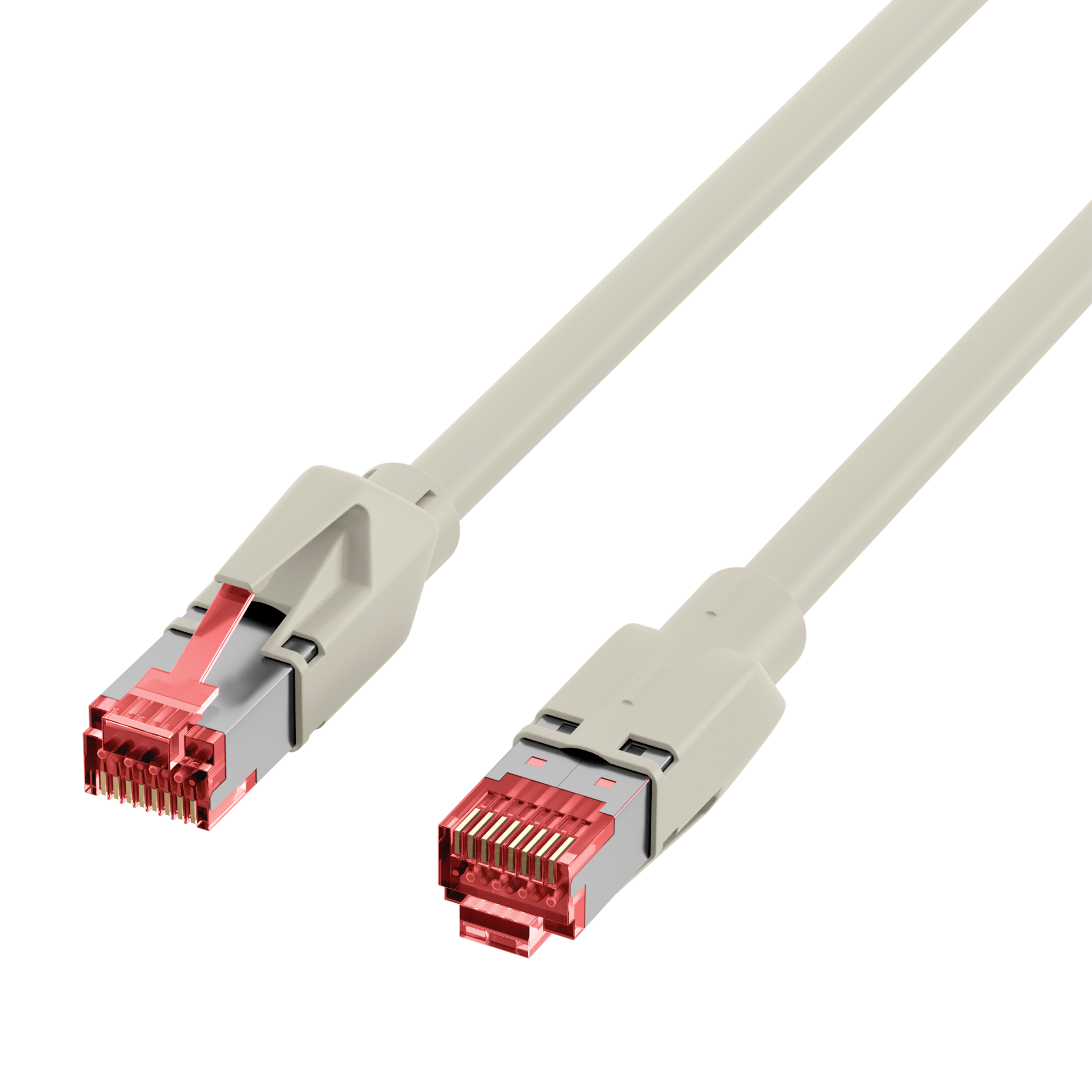 RJ45 Patch Cord Cat.6A S/FTP LSZH Draka UC900 TM21 grey 10m