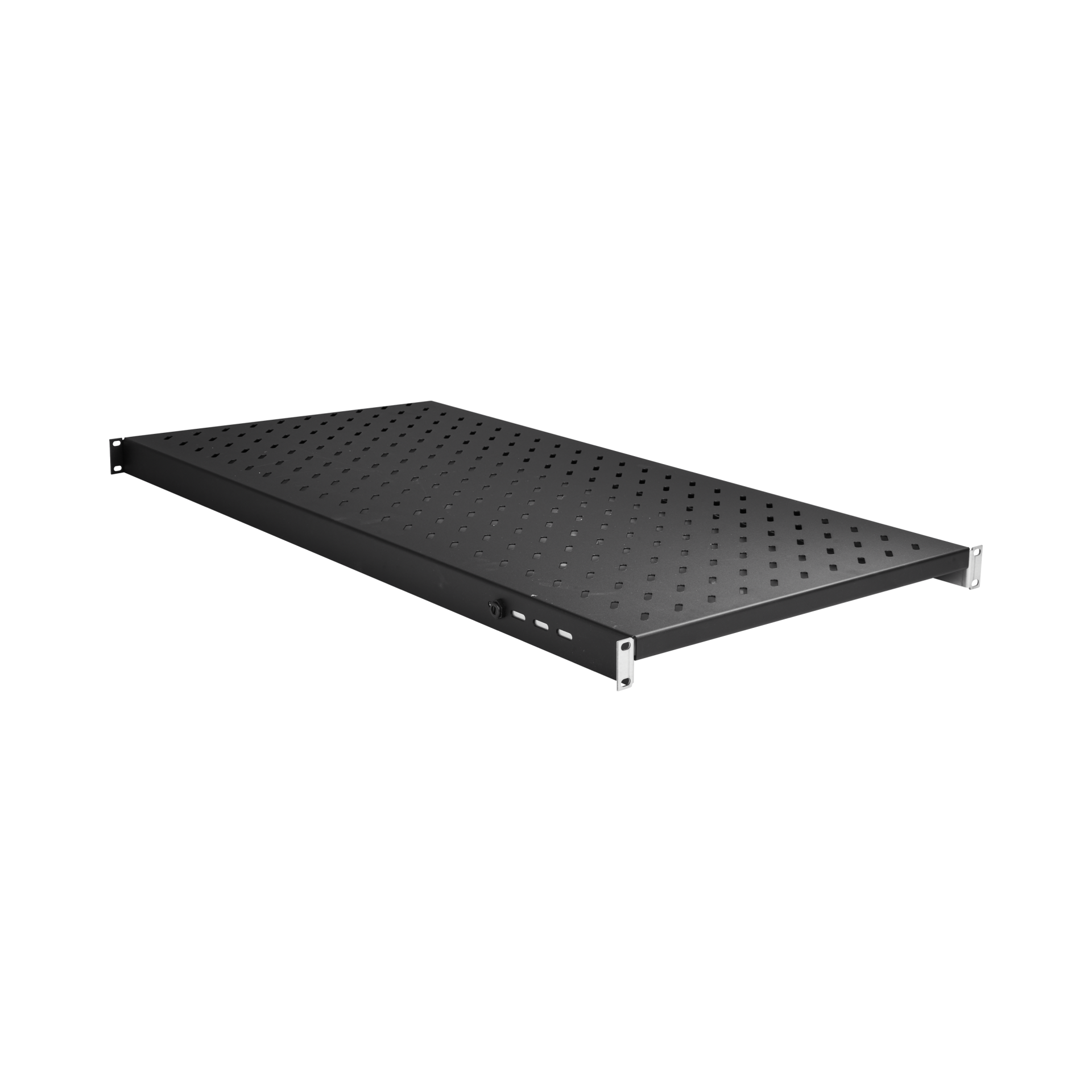 19" 1U Shelf, Fixed, MD 950..1050 mm, Max. Load 120 kg, CD 1200, RAL9005