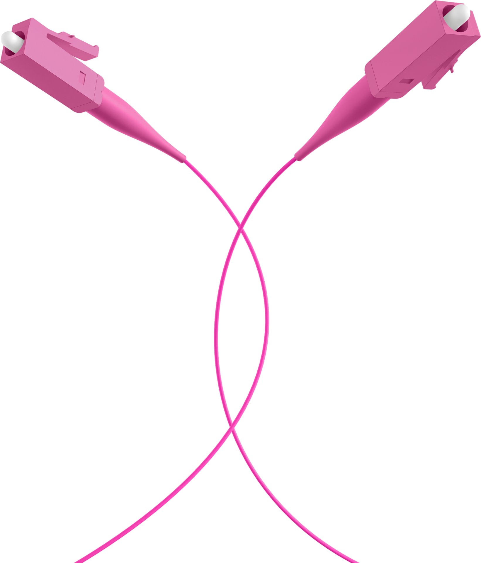 Fiber Pigtail LC OM4 -Heather violet 2m - 1 piece