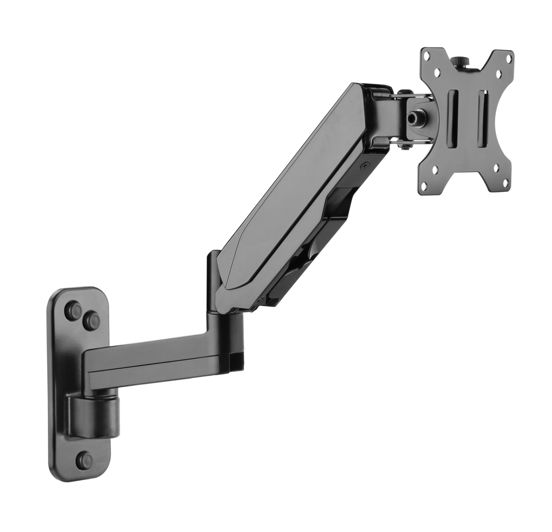 Wall bracket for 1 LCD TV LED 17"-32", 2 arm, with gas spring, black