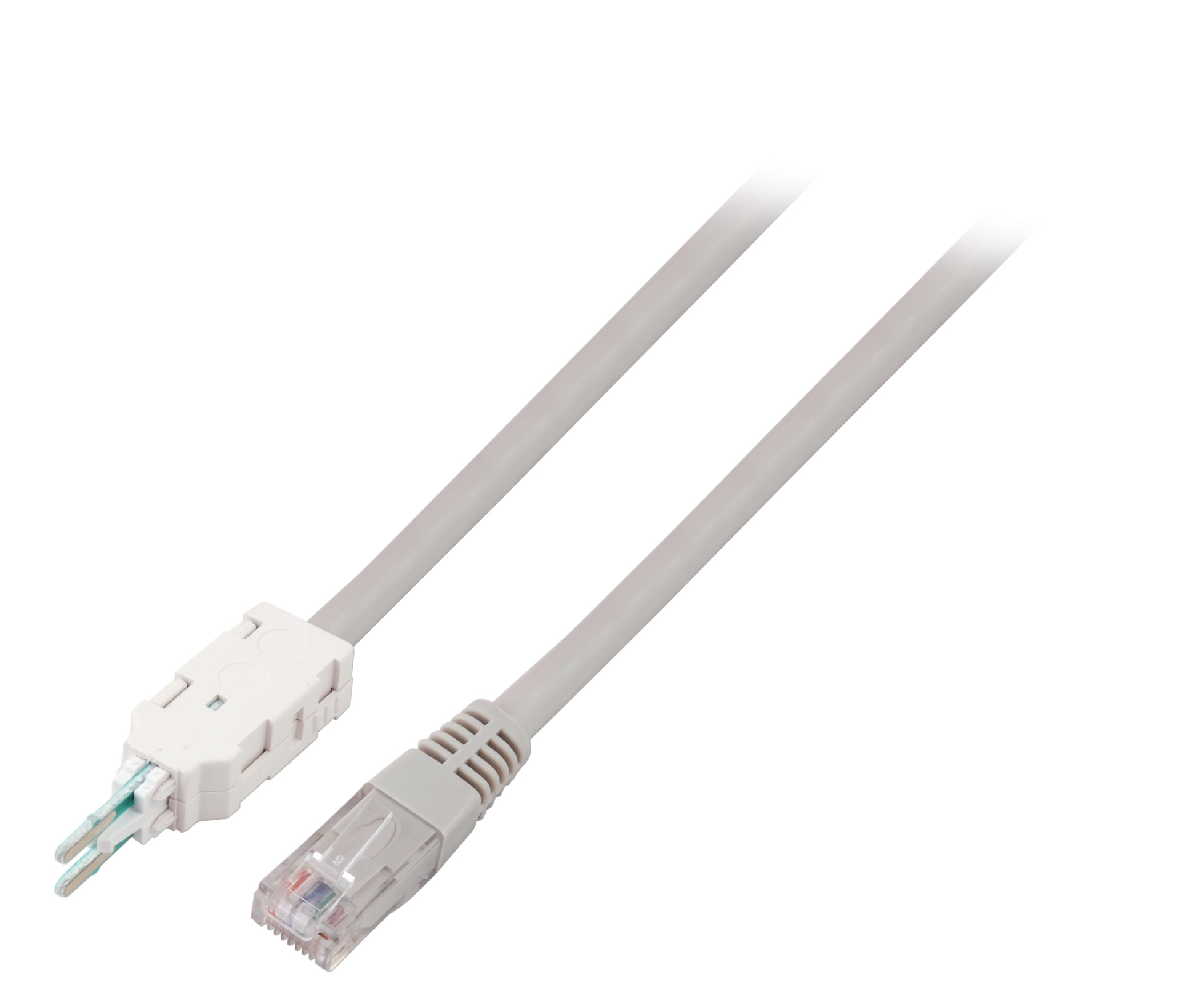 Connection Cord RJ45-LSA 1 1pair 4-pole, Pin: 4/5 - 3/6, 3.0 m