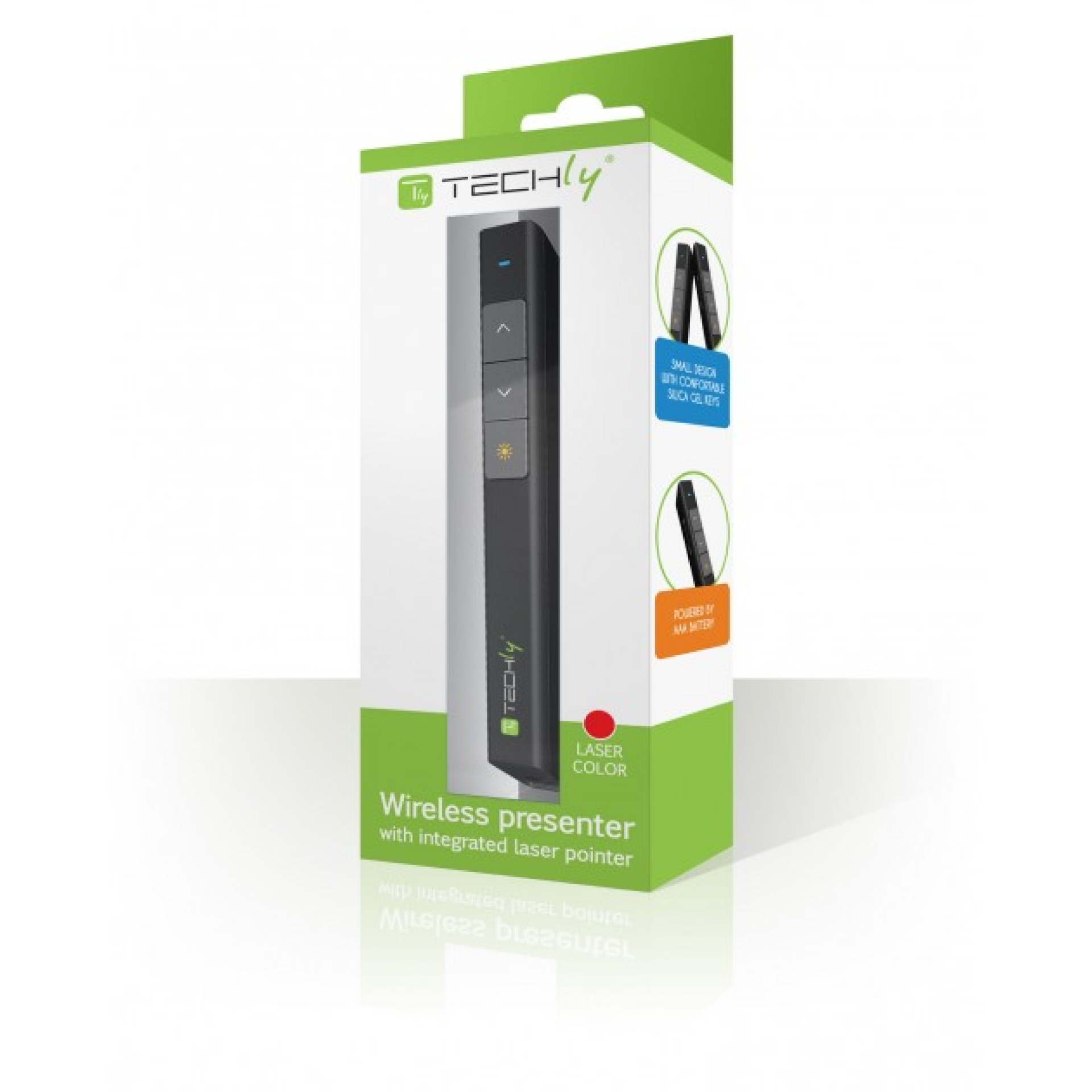 Kabelloser Praesenter mit integriertem Laser Pointer