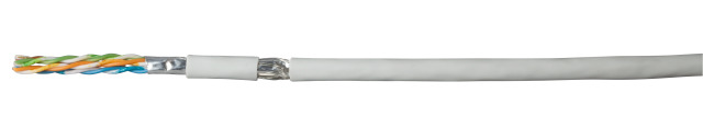 PatchC. Cat.5E KML D1-20 SF/U Flex 4P H, 200MHz, grey,100m
