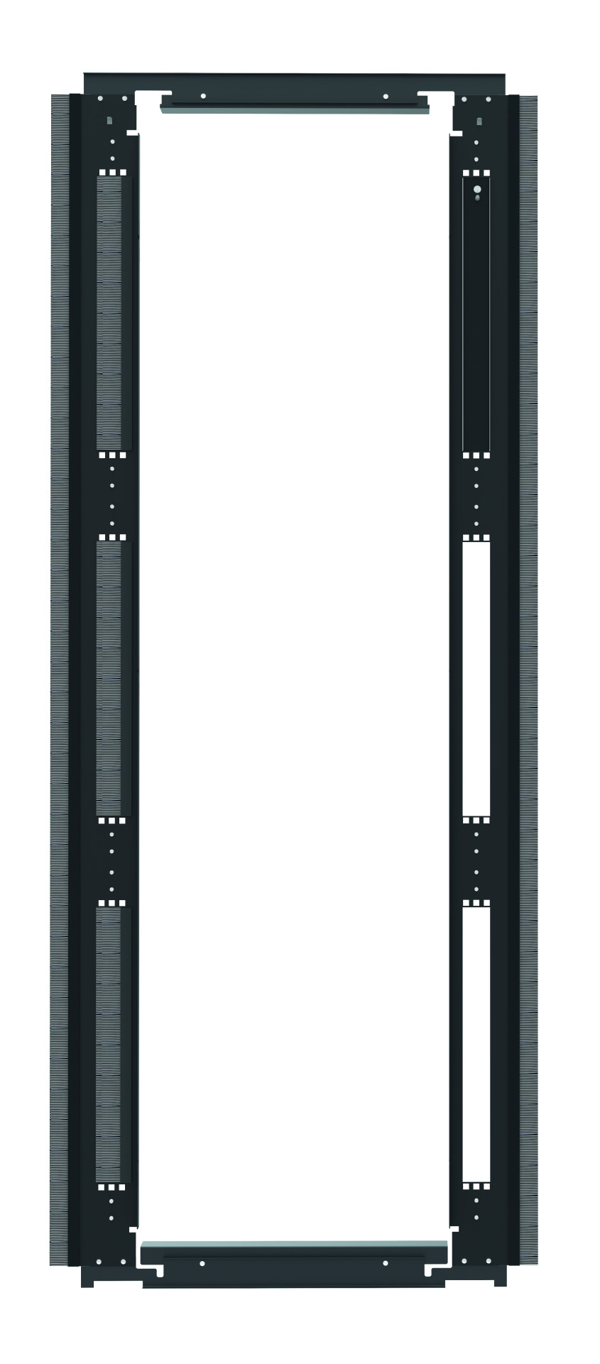 Side Cover/Air Routing for ESV 42U W=800, Set 2 Pieces, RAL7035