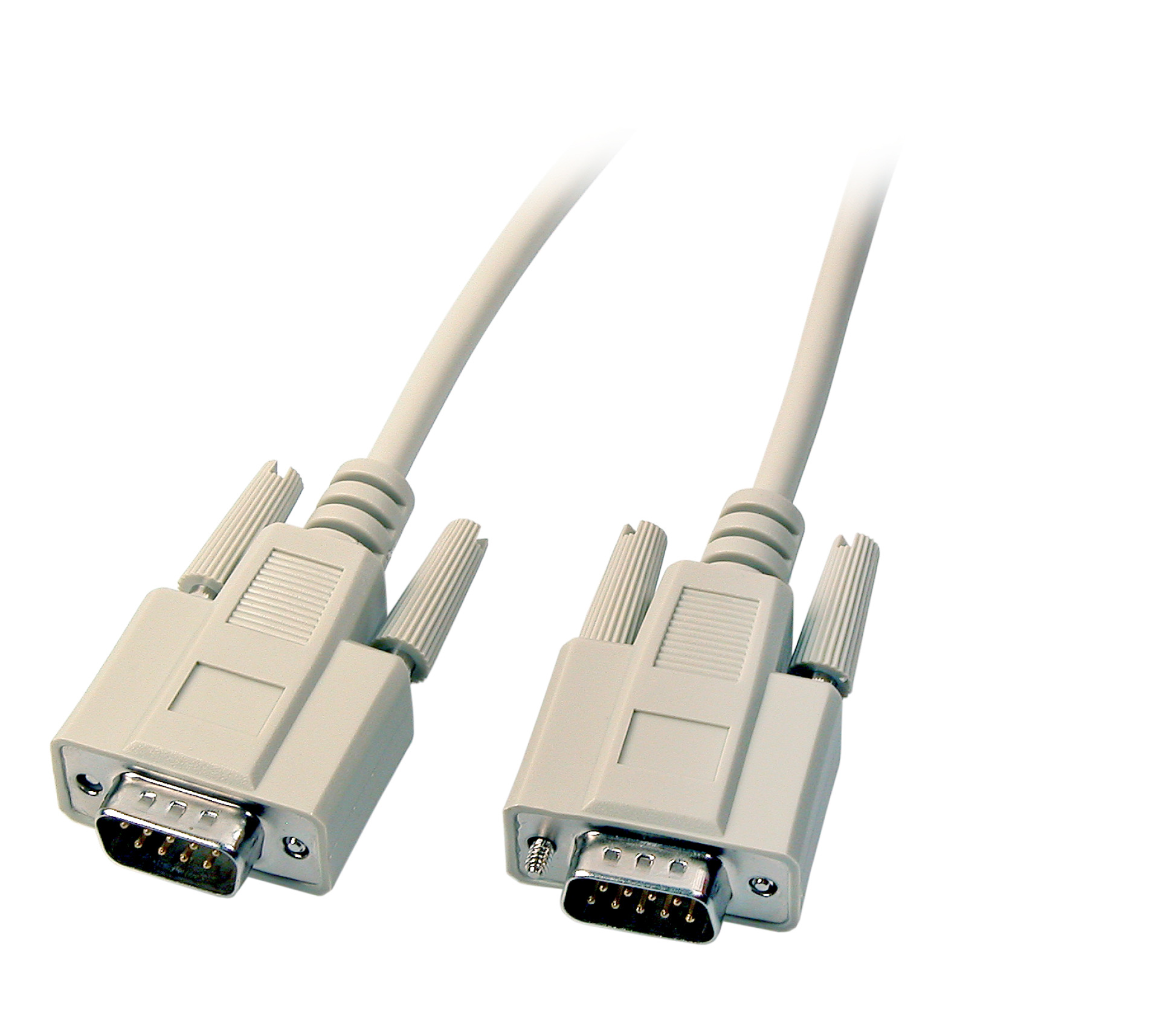 Datacable serial 1:1, 2x DSub 9, M-M, 5,0m, beige