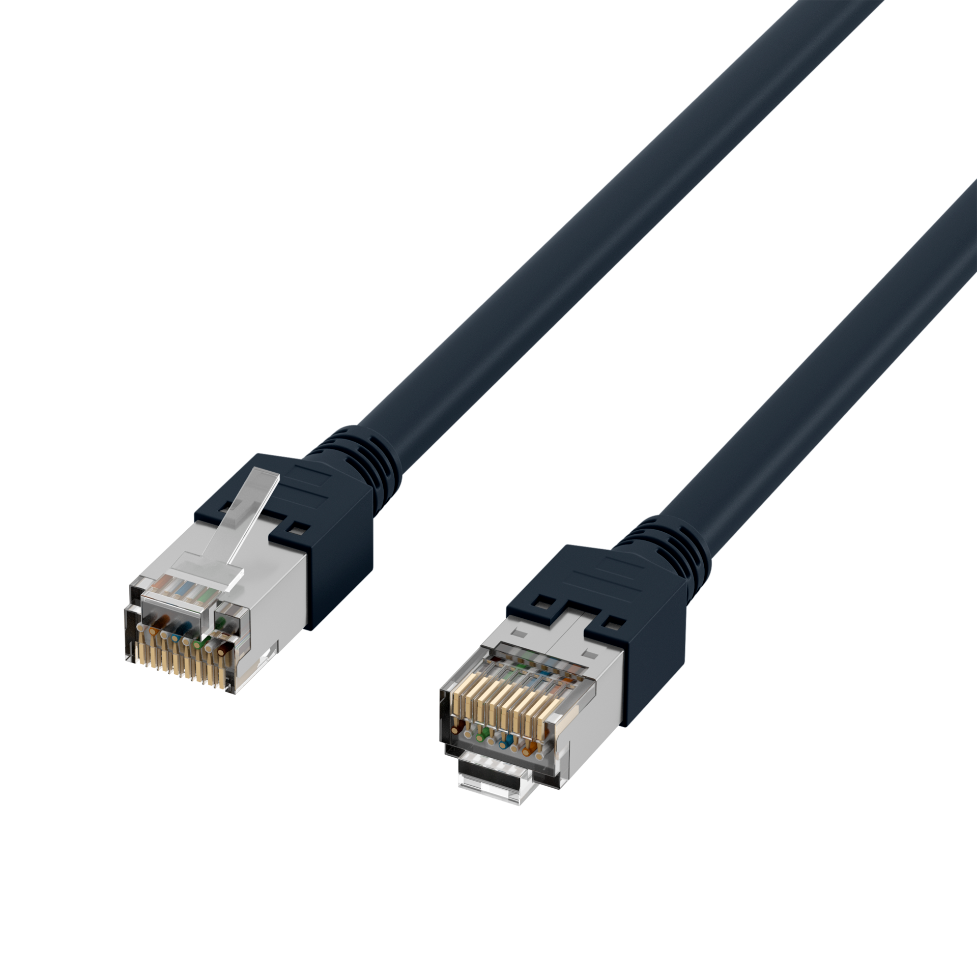 RJ45 Patch Cord Cat.5e S/UTP PVCDätwyler 5502 TM11 black 1m