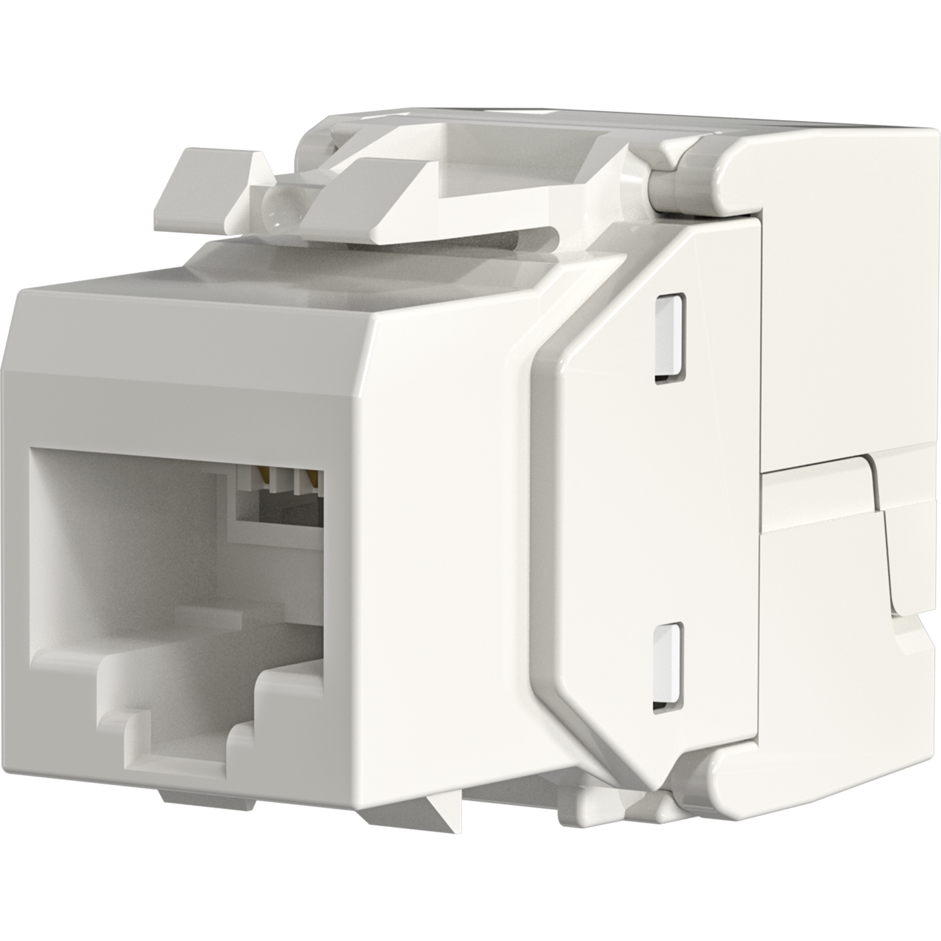 RJ45 Keystone UTP, Cat.6, 250MHz, component certified, white