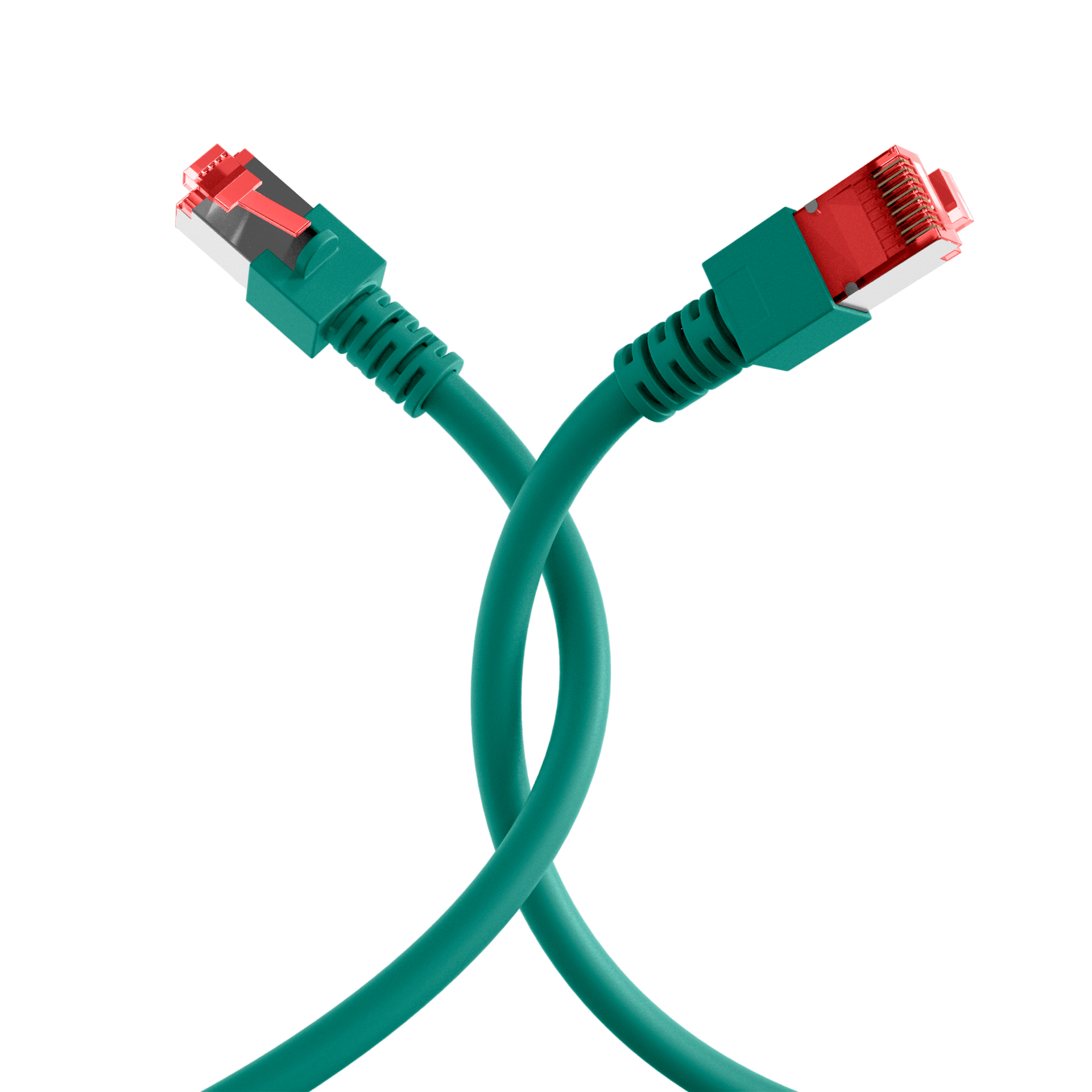 RJ45 Patch Cord Cat.6 S/FTP LSZH green 10m