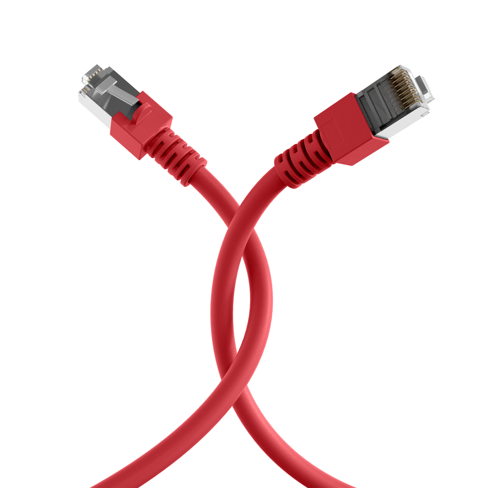 RJ45 Patch Cord Cat.5e SF/UTP PVC CCA red 2m