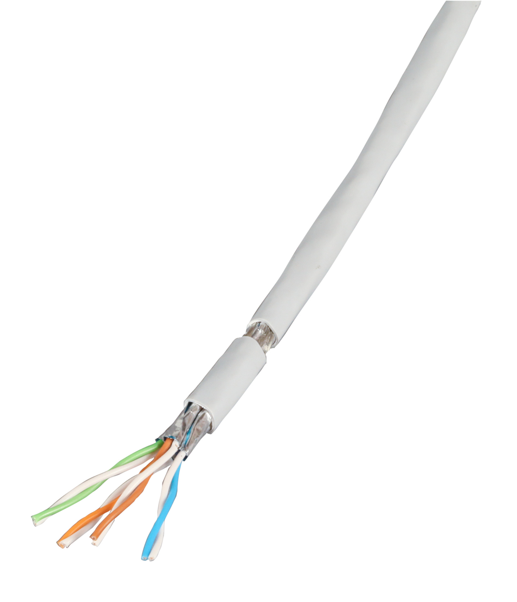 Patch cable Cat.7 PiMF UC900MHz SS27 4P, FRNC-B, grey